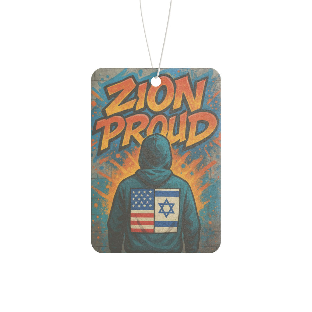 Zion Proud Car Air Freshener - American Zionist