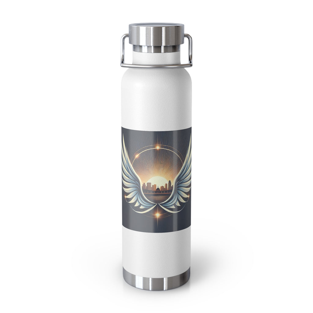 Sunset Wings Copper Vacuum Insulated Bottle, 22oz - American Zionist