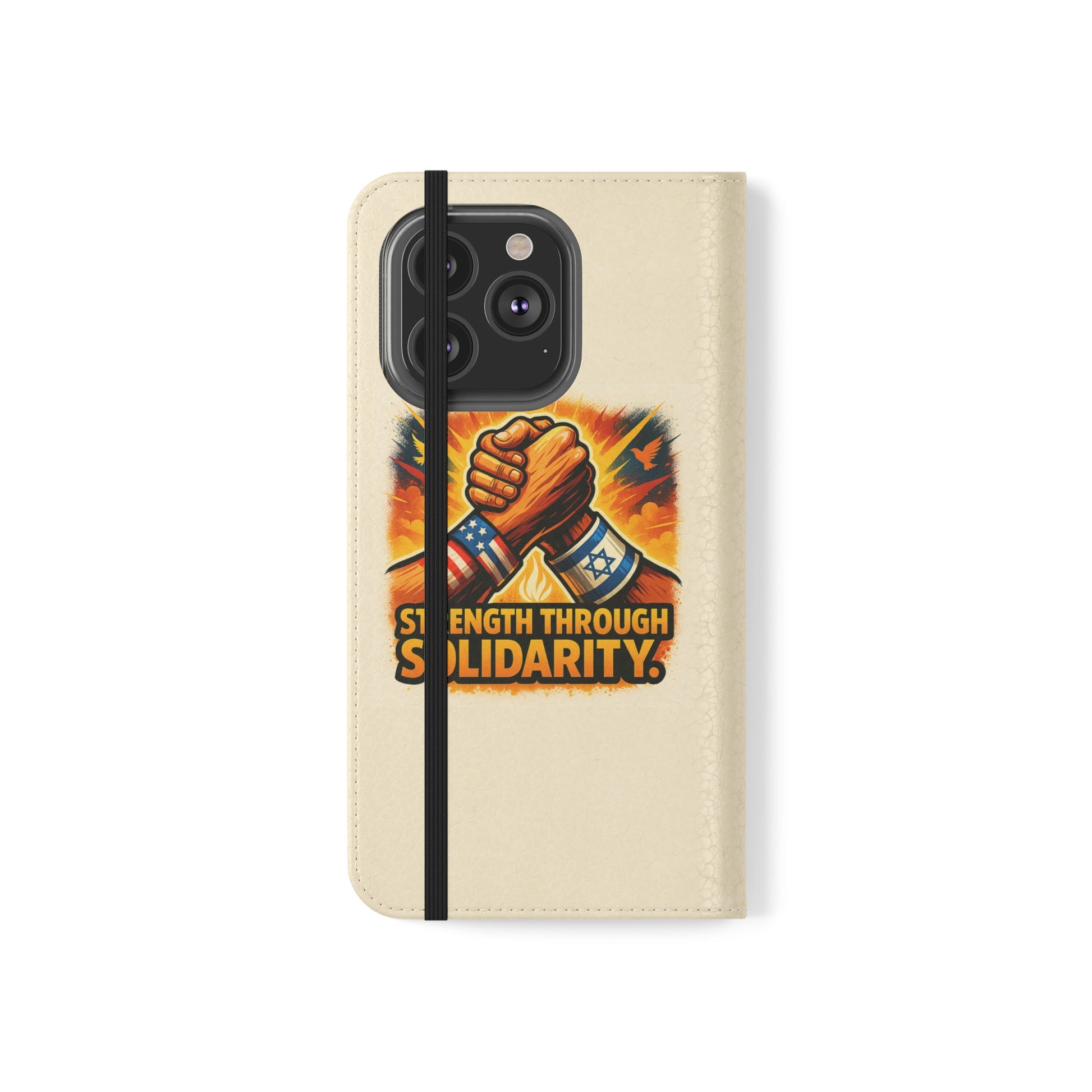 Strength Through Solidarity Flip Cases - American Zionist