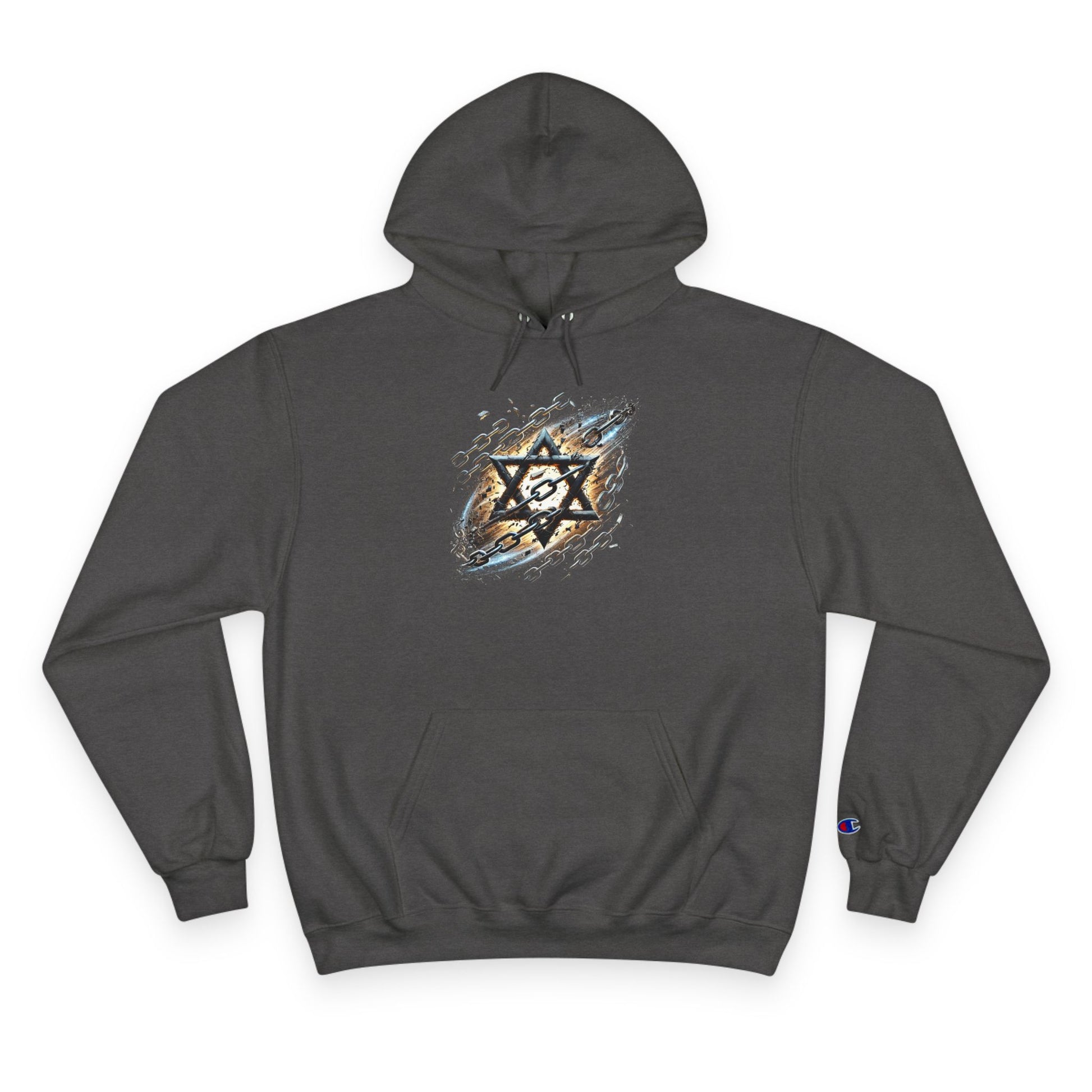 Galaxy Star of David Champion Hoodie - American Zionist