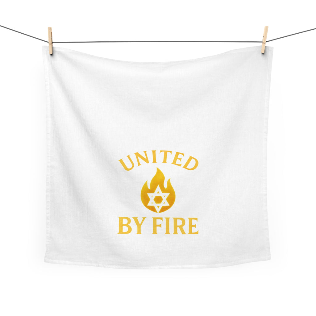 United By Fire Tea Towel - American Zionist