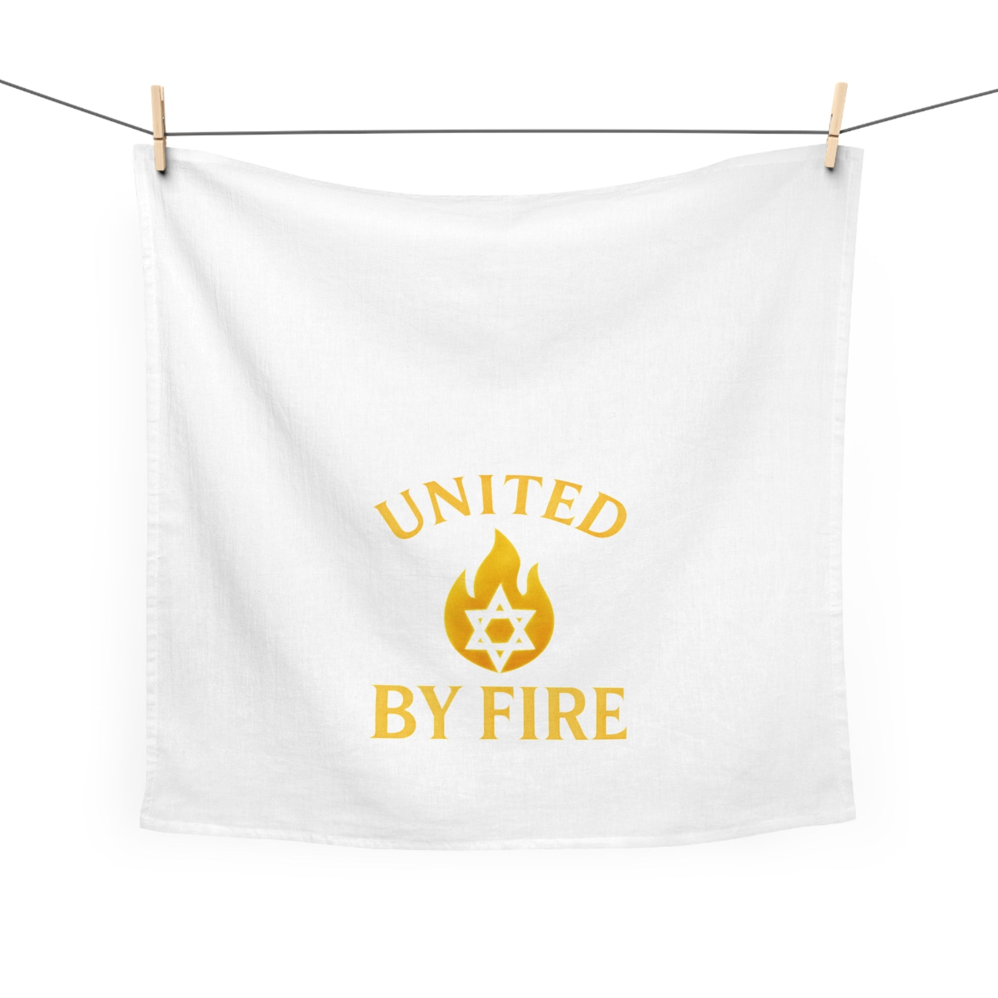 United By Fire Tea Towel - American Zionist