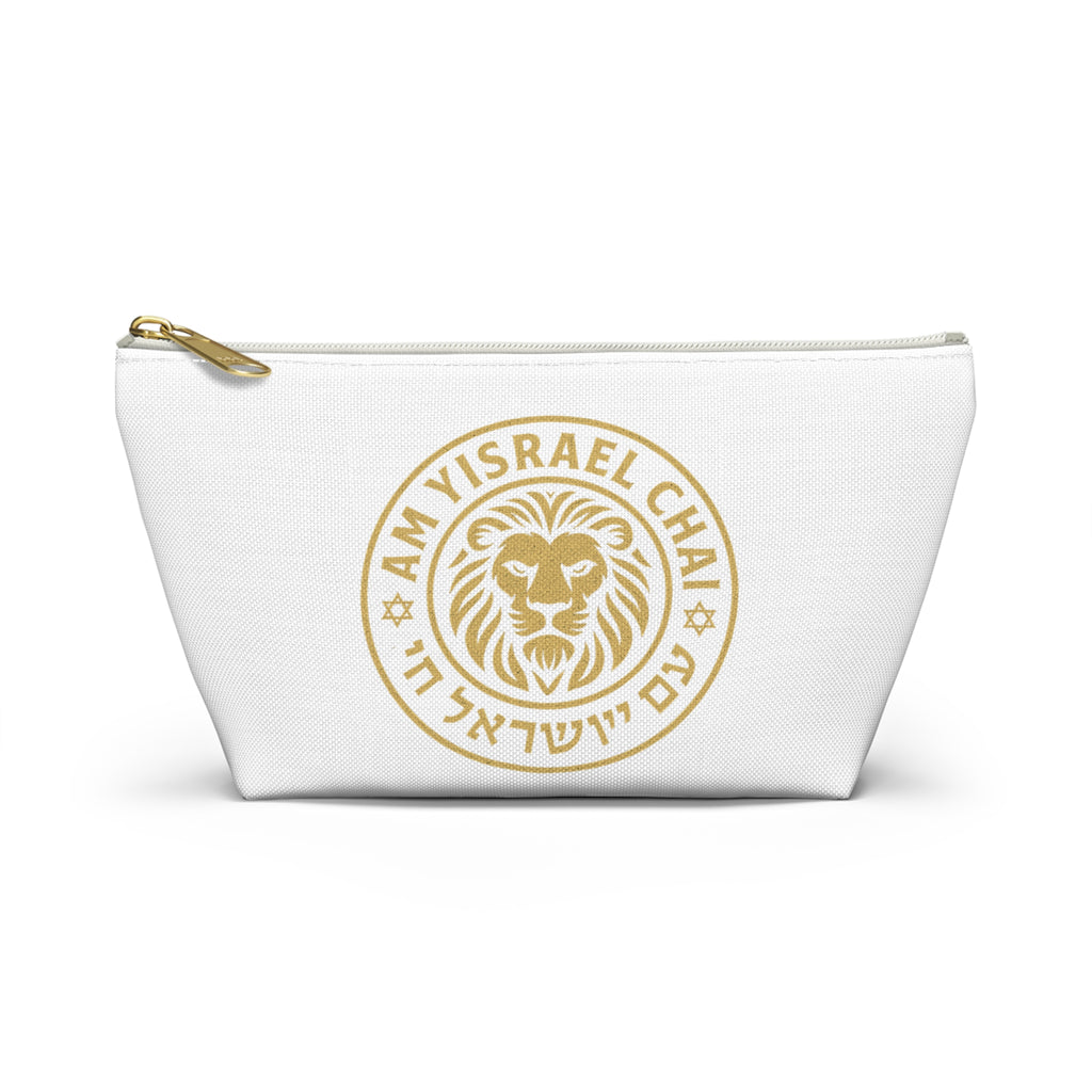 Am Yisrael Chai Accessory Pouch w T - bottom - American Zionist