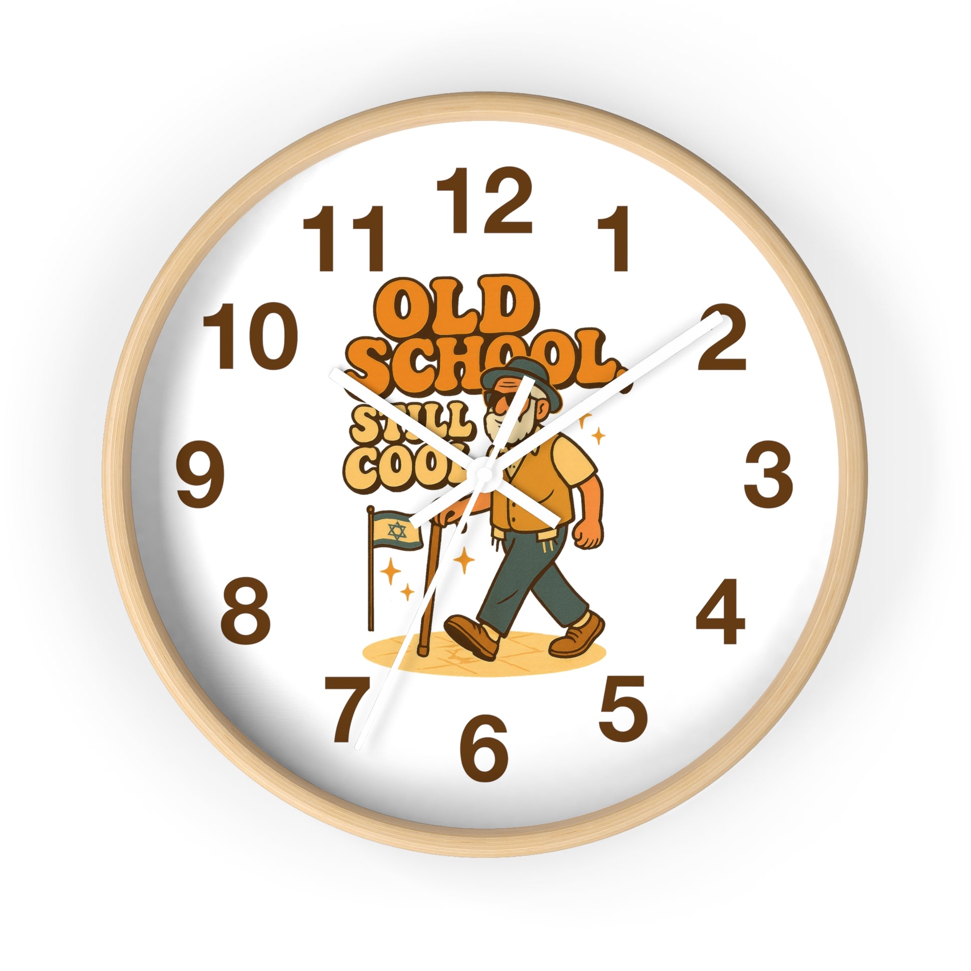 Old School Grandpa Wall Clock - American Zionist