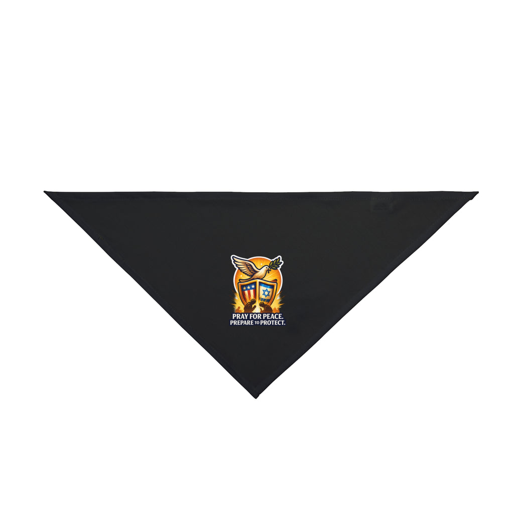 Pray For Peace Pet Bandana - American Zionist