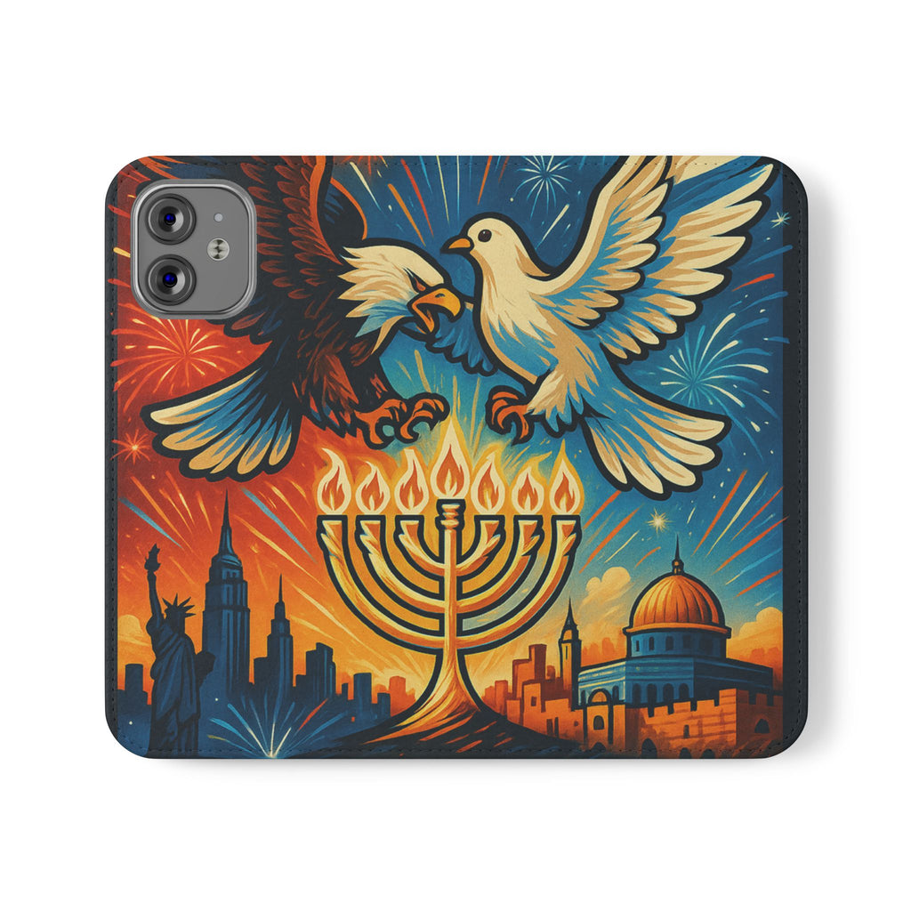 Red White and Blue Flip Cases - American Zionist