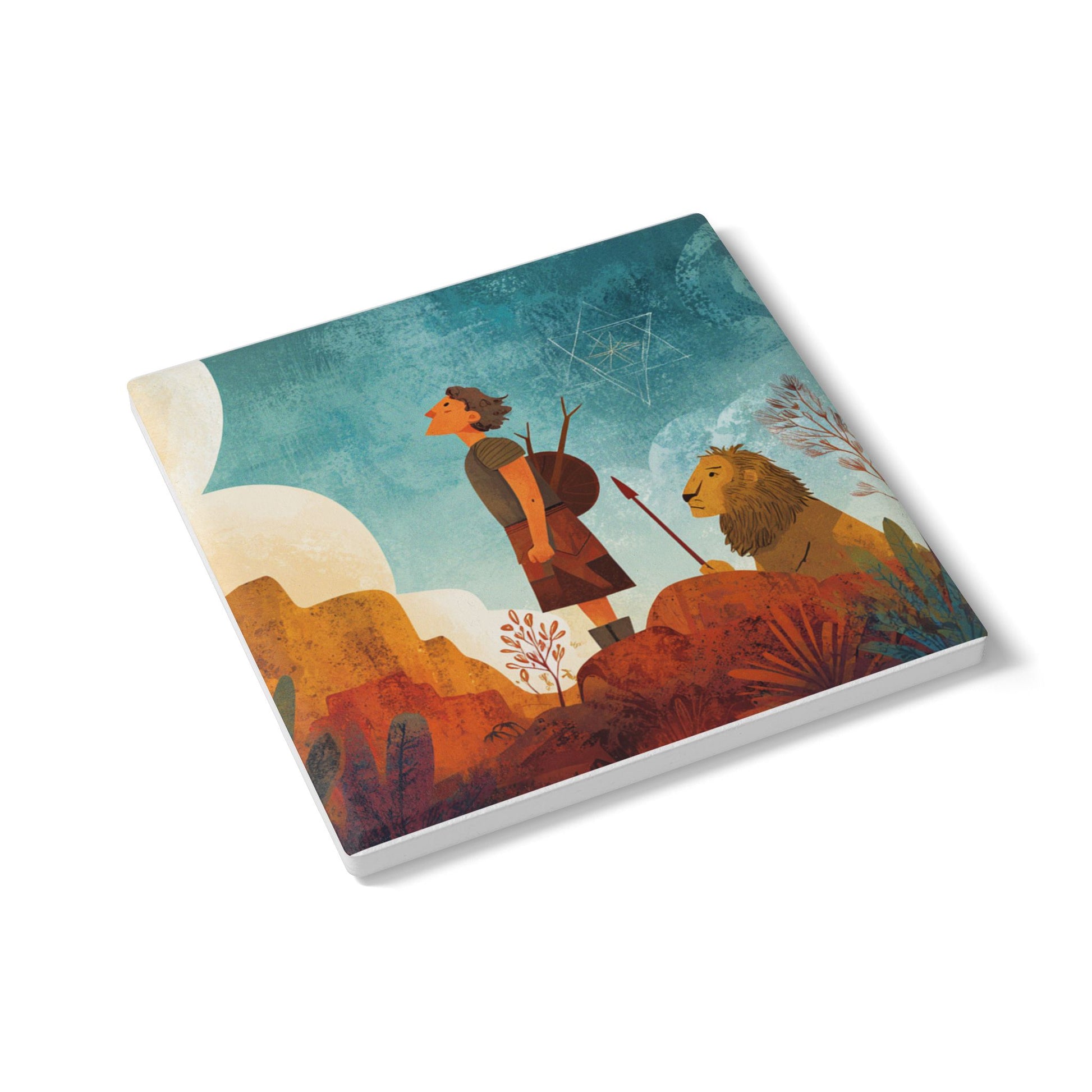 Jerusalem Adventurer Ceramic Coaster - American Zionist