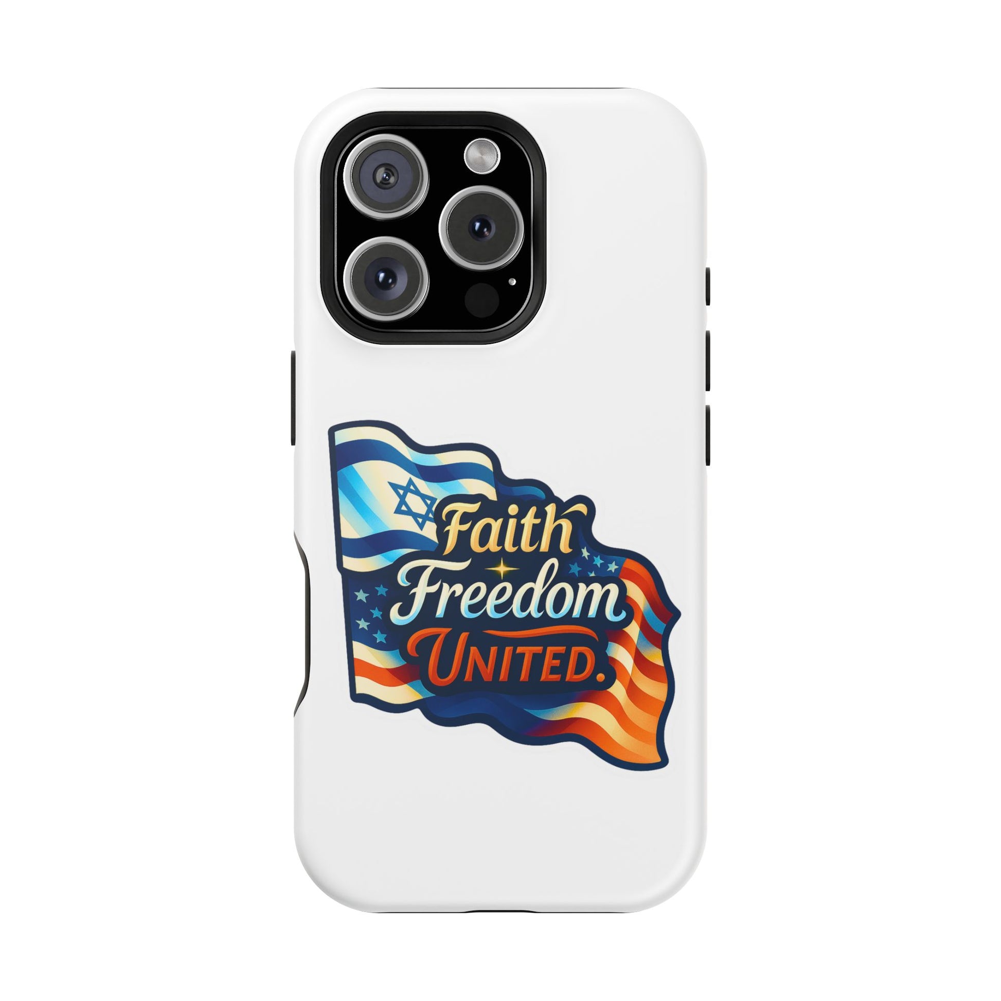 Faith Freedom United Magnetic Tough Cases - American Zionist