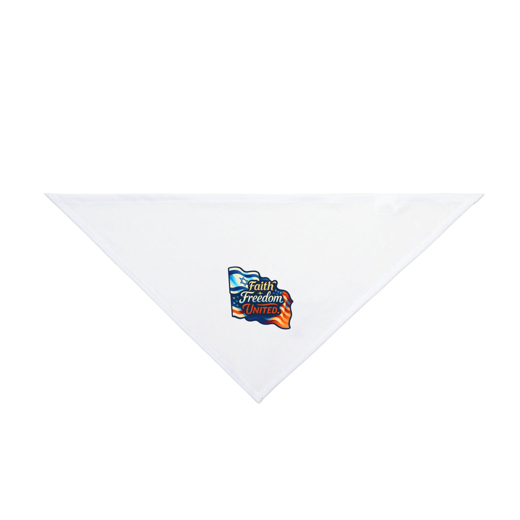 Faith Freedom United Pet Bandana - American Zionist
