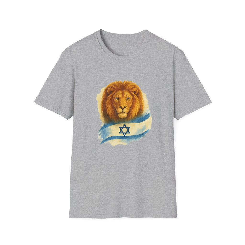 Lion Of Israel Unisex Softstyle T-Shirt - American Zionist