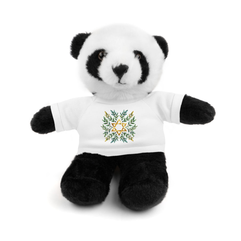 Star Of David Wreath Stuffed Animals with Tee - American Zionist