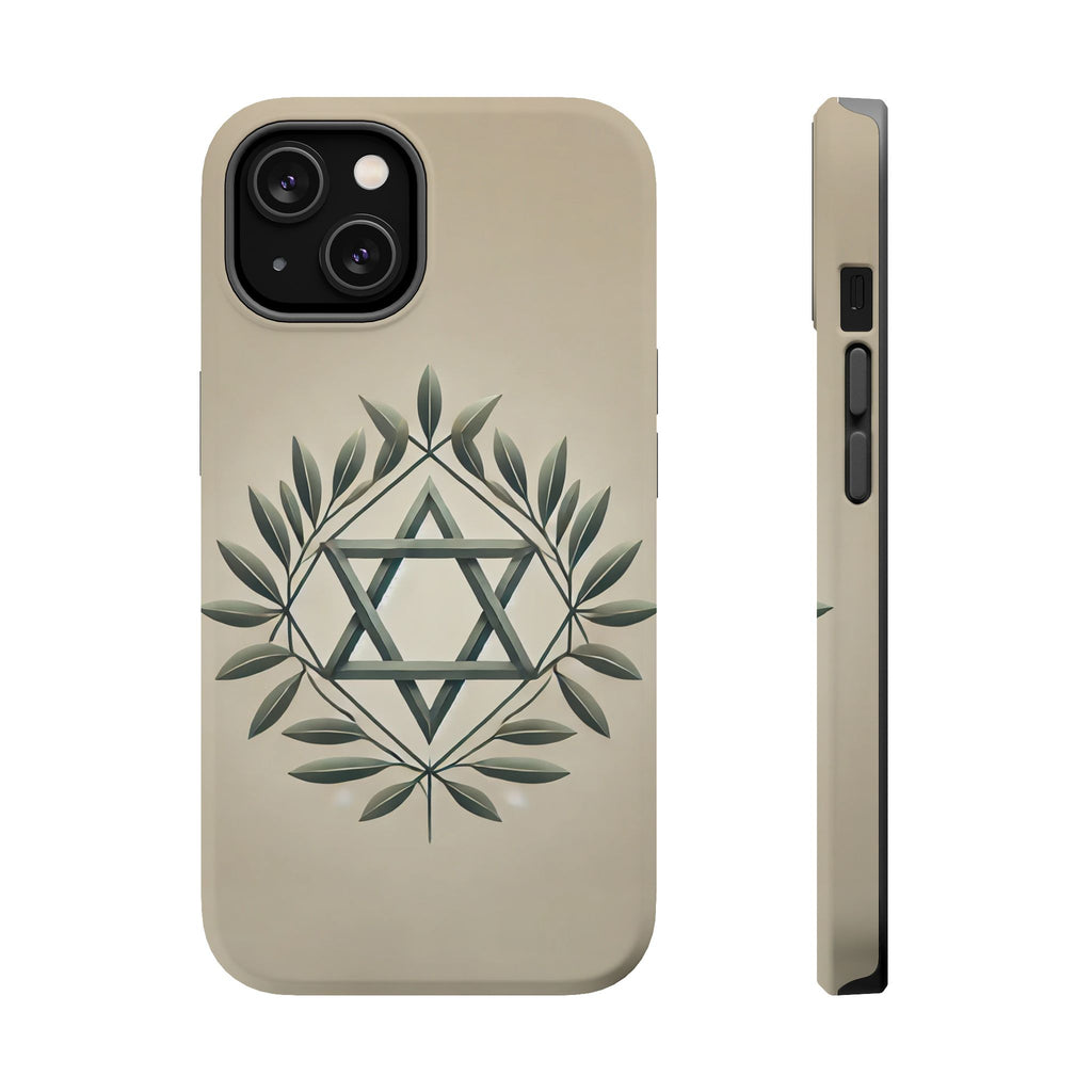 Olive and Star of David Magnetic Tough Cases - American Zionist