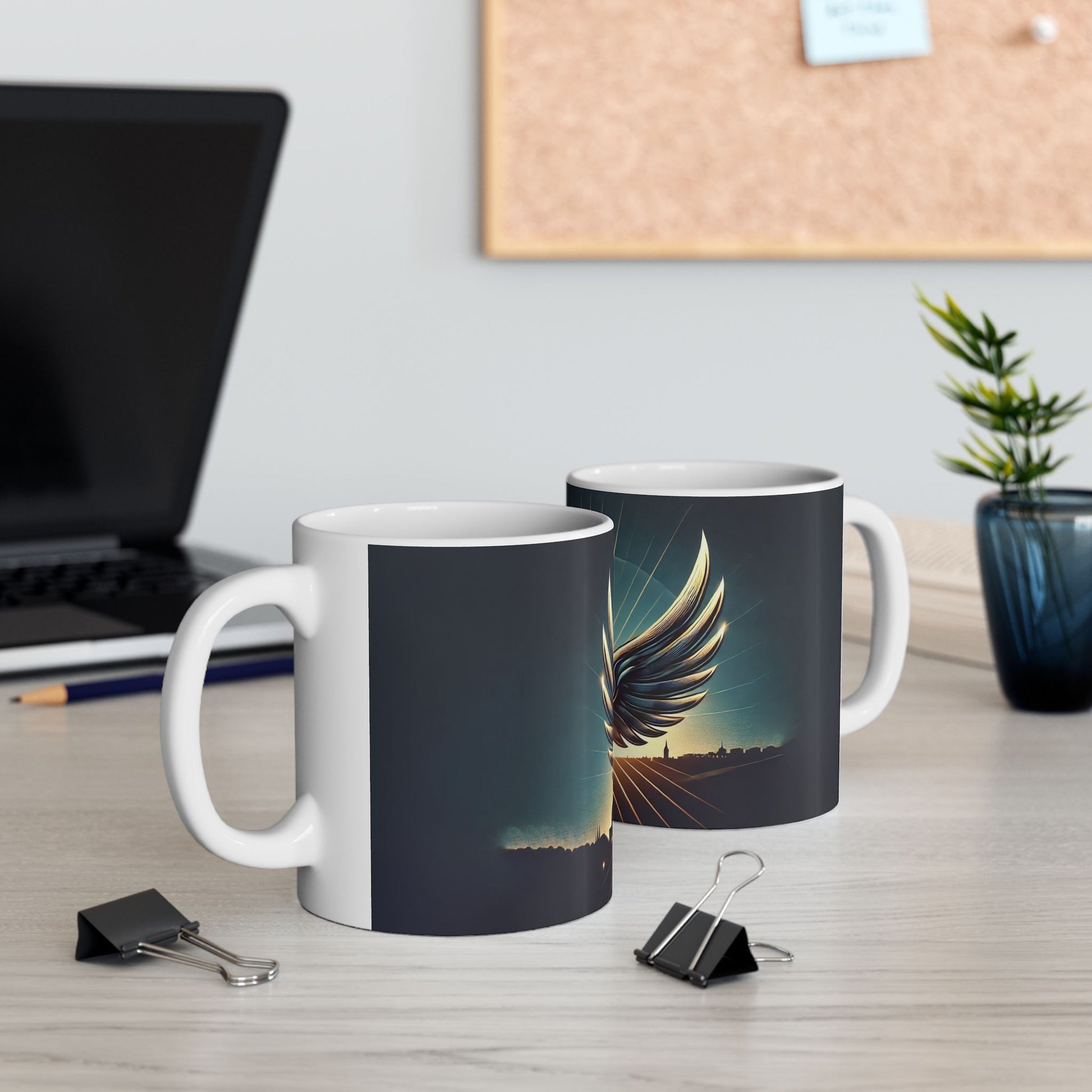 Sunrise Wings Ceramic Mug 11oz, 150z - American Zionist