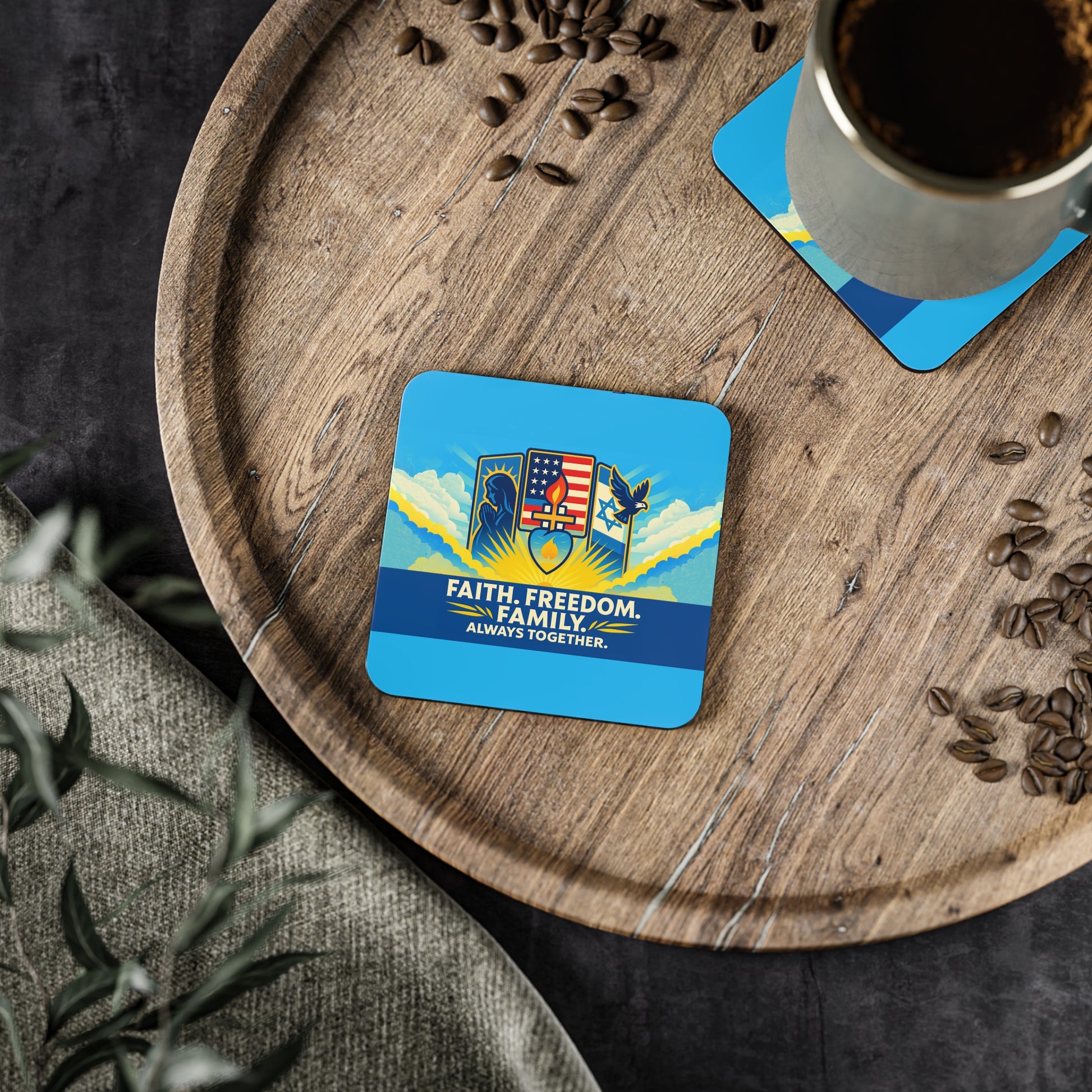 Guided by Faith's Flame Coasters - American Zionist