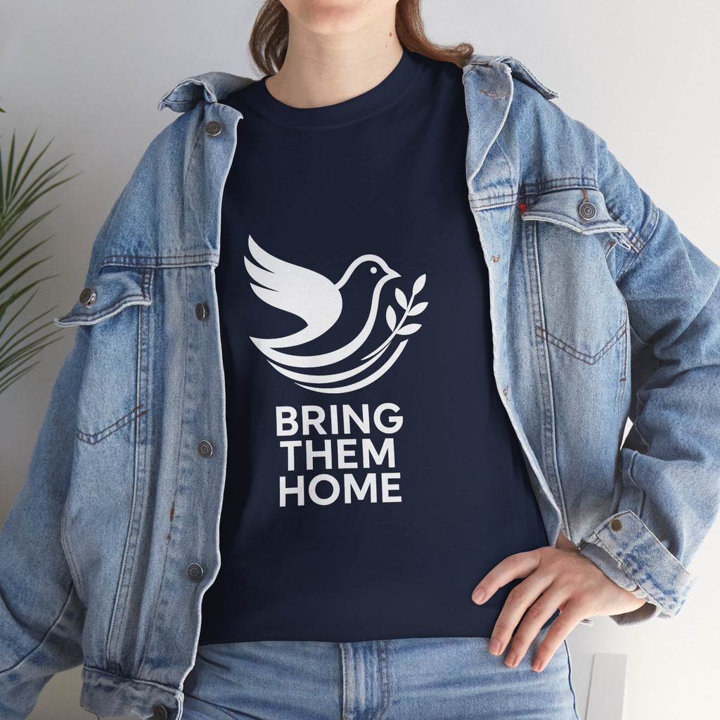 Dove Bring Them Home Unisex Heavy Cotton Tee - American Zionist