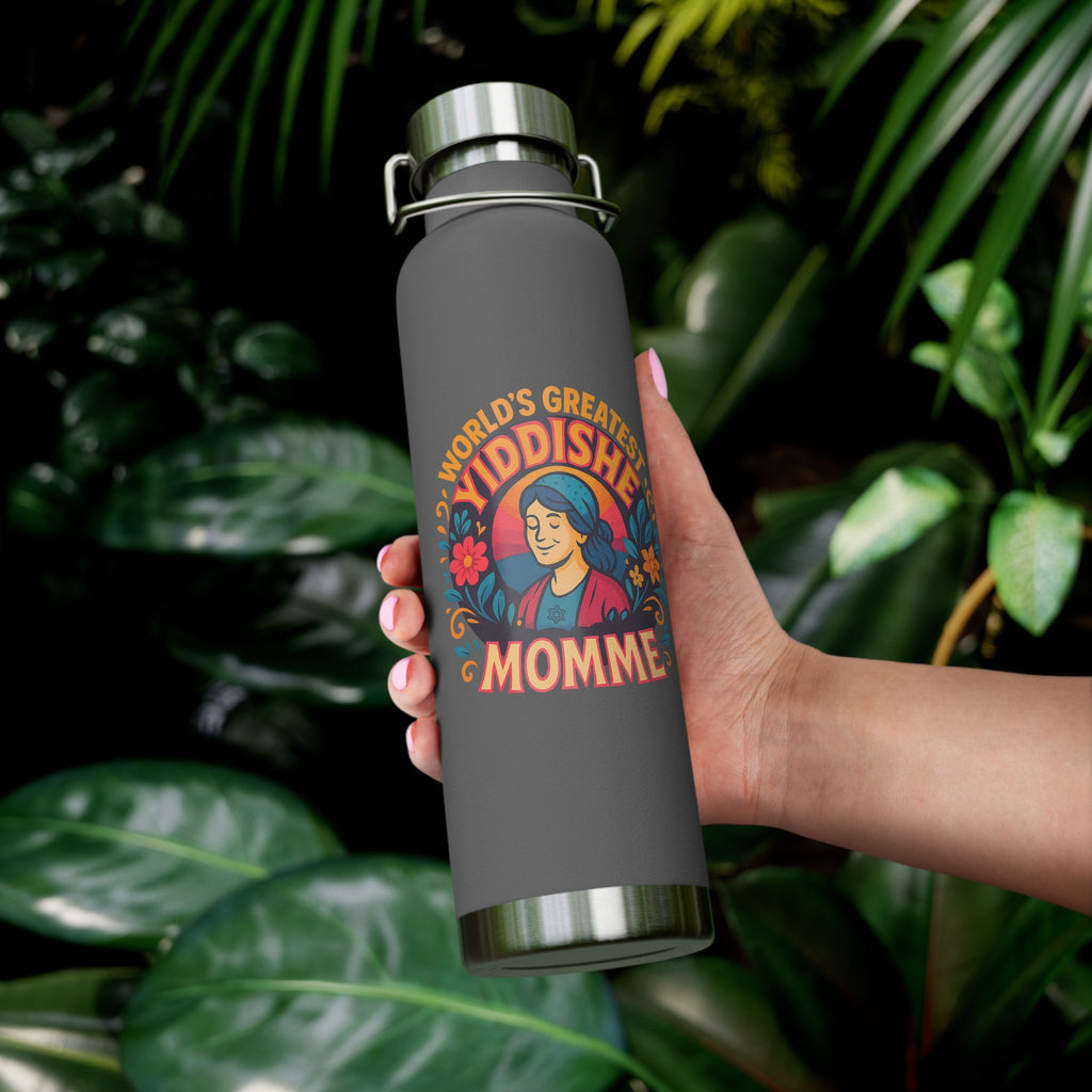 Yiddishe Momme Copper Vacuum Insulated Bottle, 22oz - American Zionist