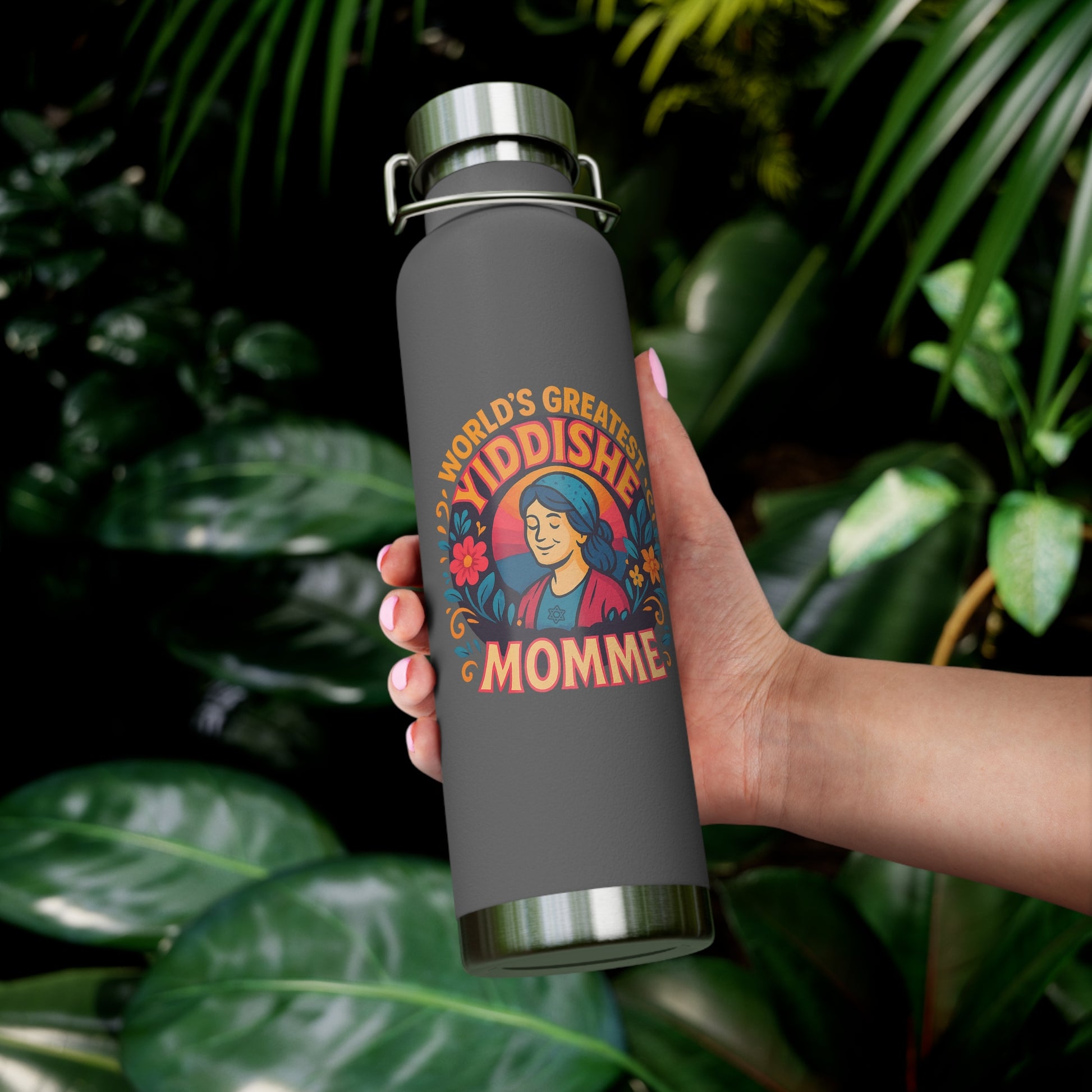 Yiddishe Momme Copper Vacuum Insulated Bottle, 22oz - American Zionist