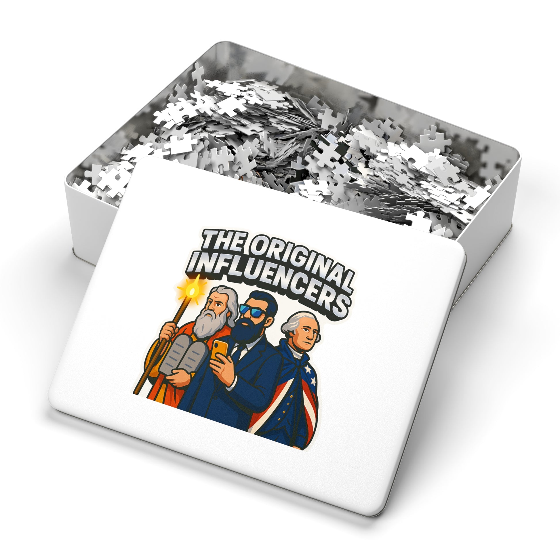 Original Influencers Jigsaw Puzzle with Tin - American Zionist