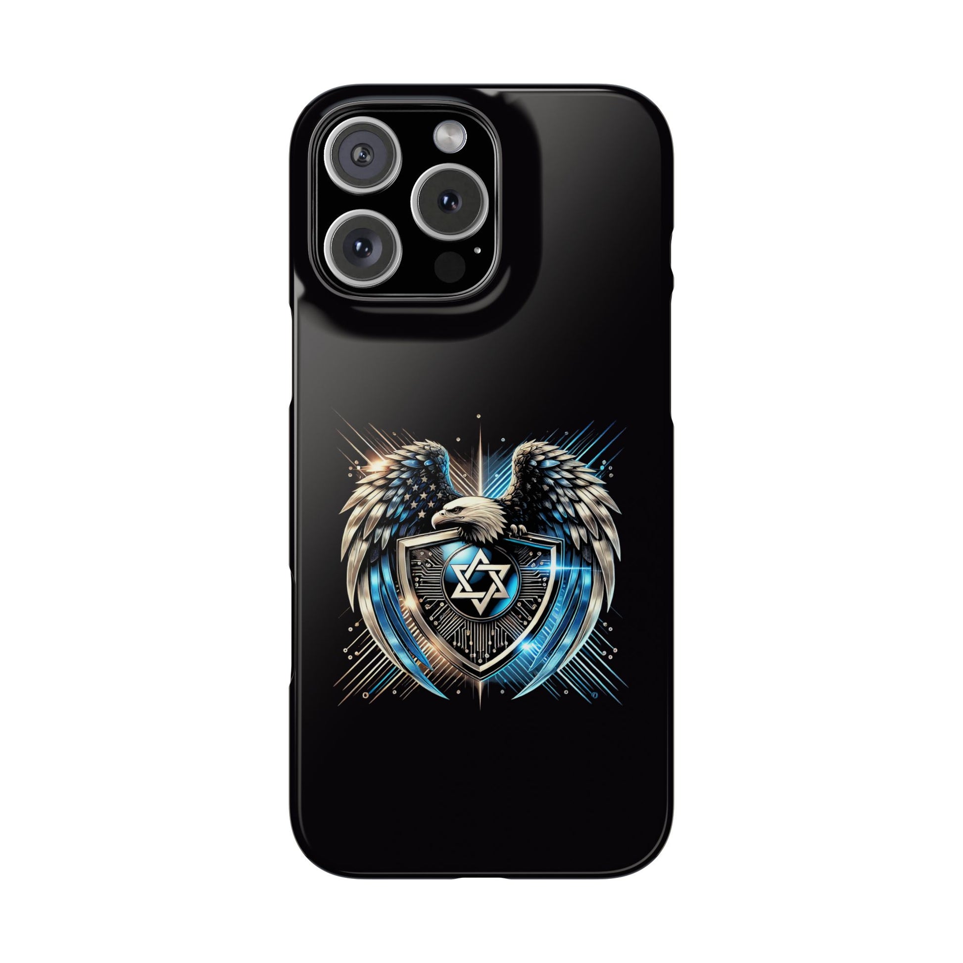 Wings of Zion Slim Phone Cases - American Zionist