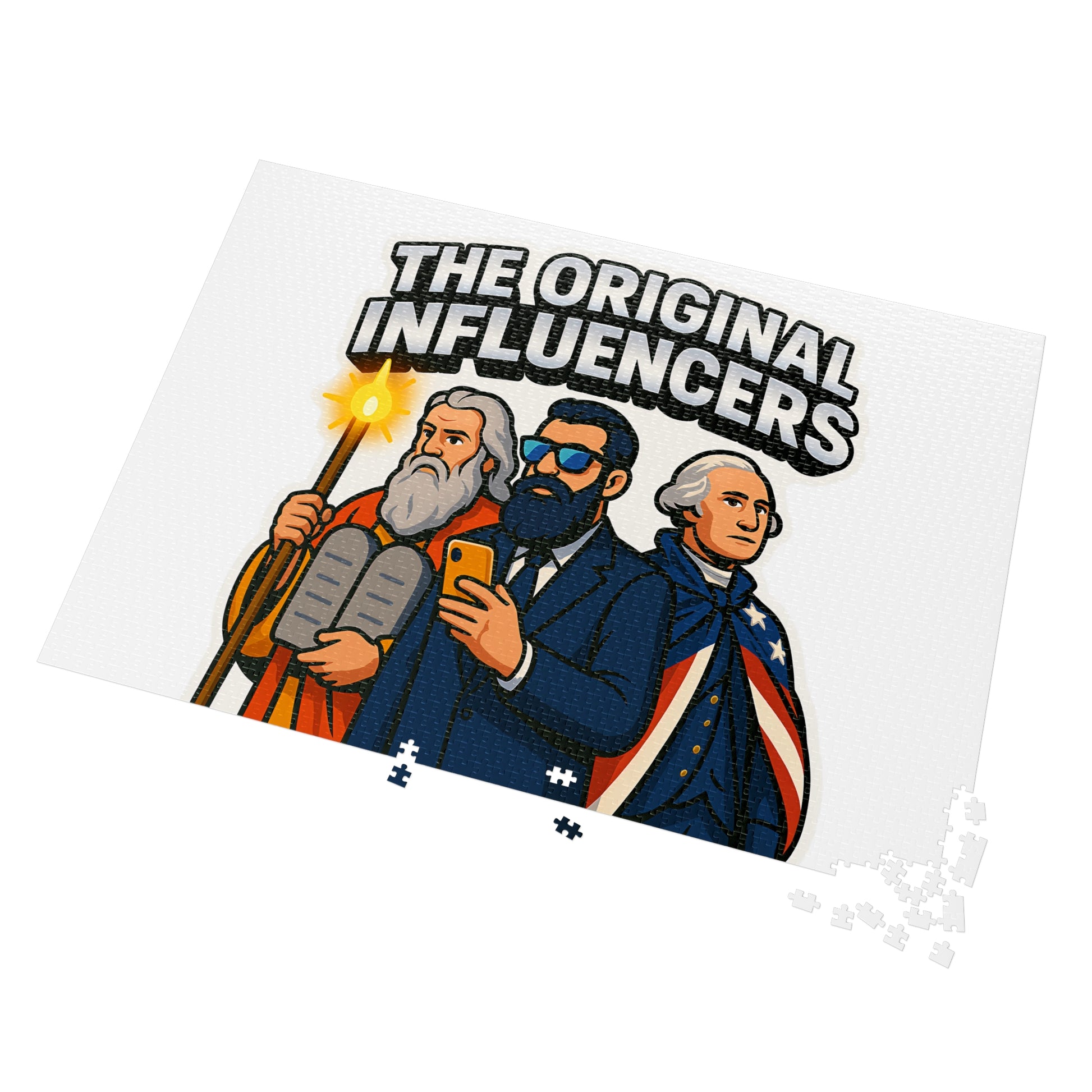 Original Influencers Jigsaw Puzzle with Tin - American Zionist
