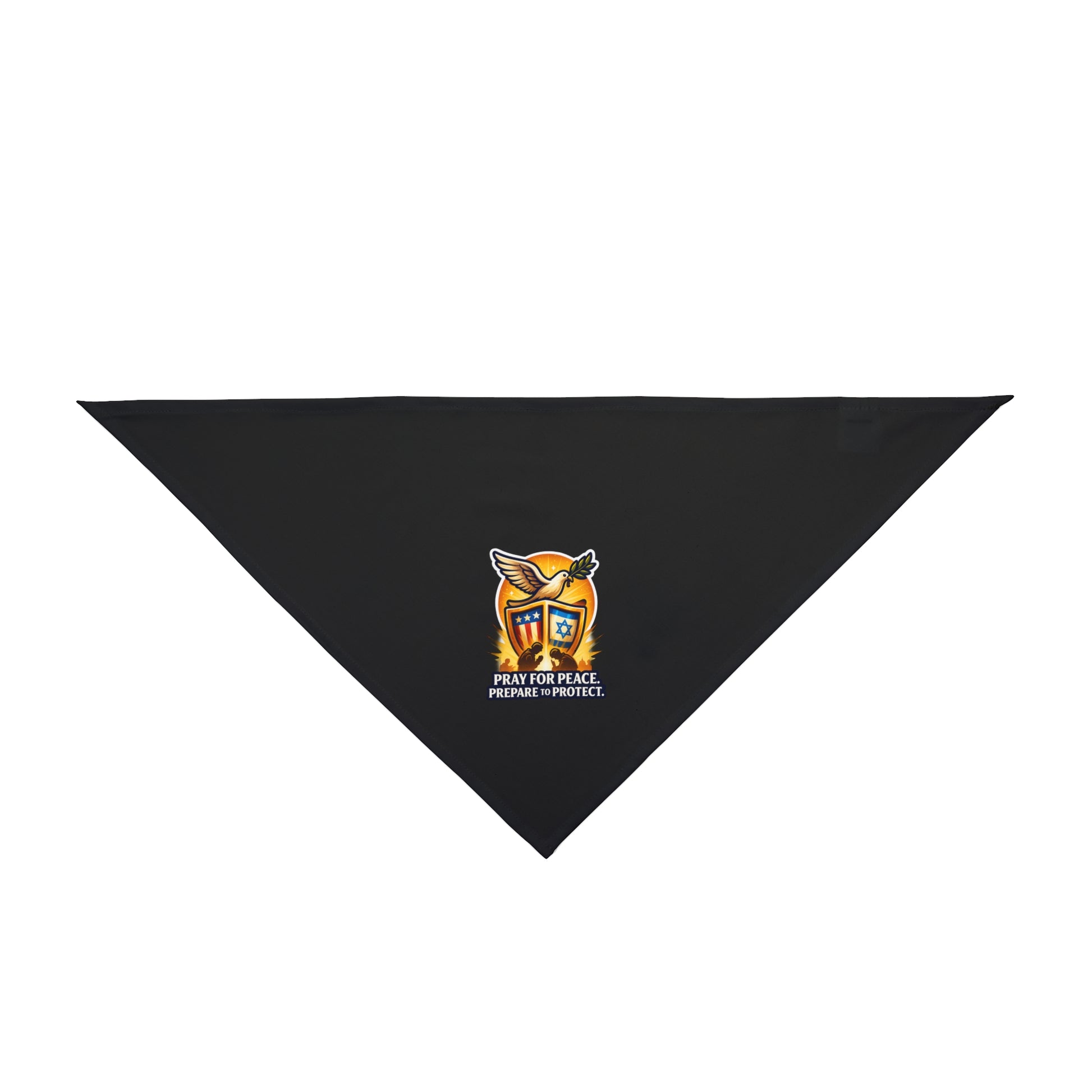 Pray For Peace Pet Bandana - American Zionist