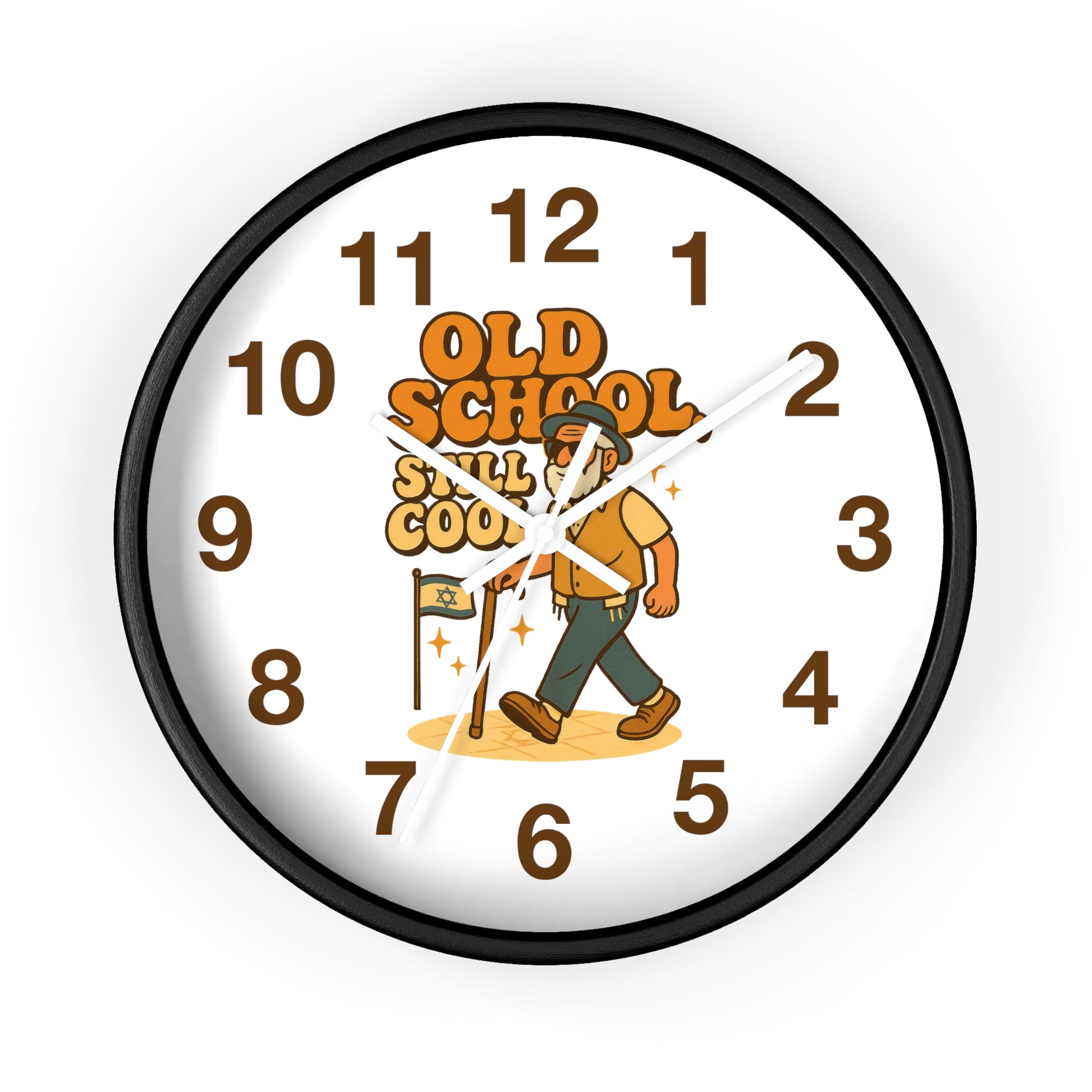 Old School Grandpa Wall Clock - American Zionist