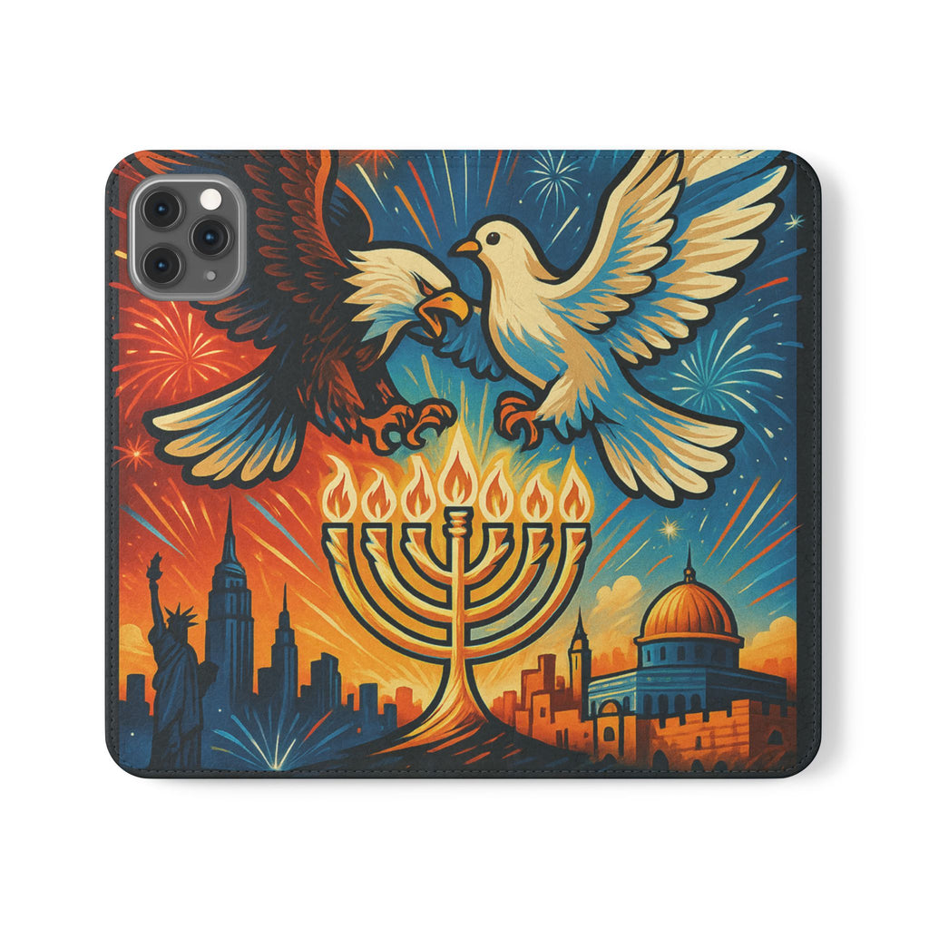 Red White and Blue Flip Cases - American Zionist