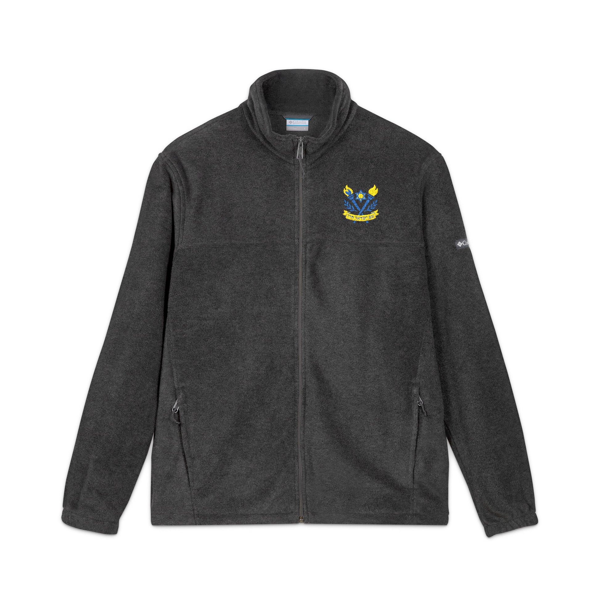 Torches Of Chai Unisex Columbia Fleece Jacket (Embroidery) - American Zionist