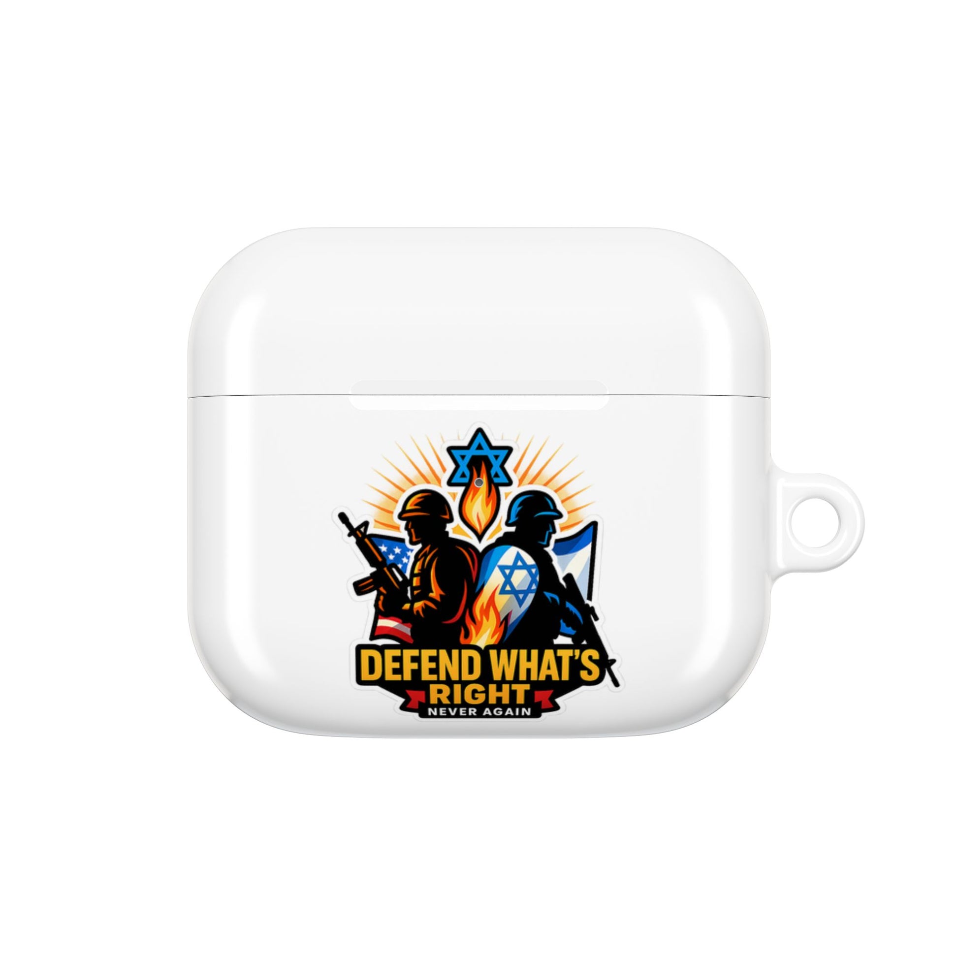 Defend What's Right AirPod Cases - American Zionist