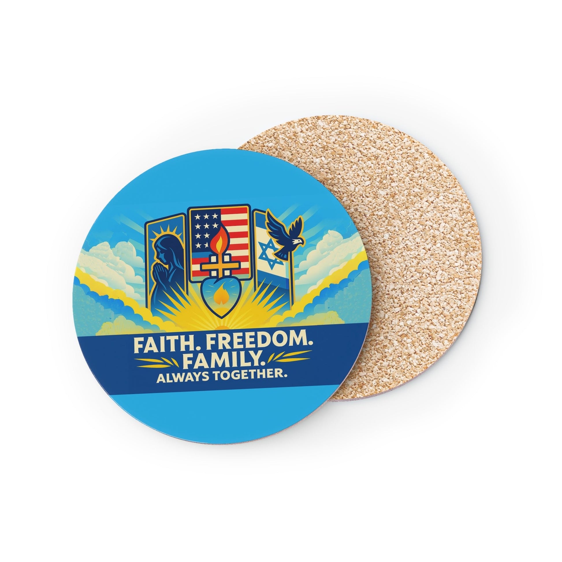 Guided by Faith's Flame Coasters - American Zionist