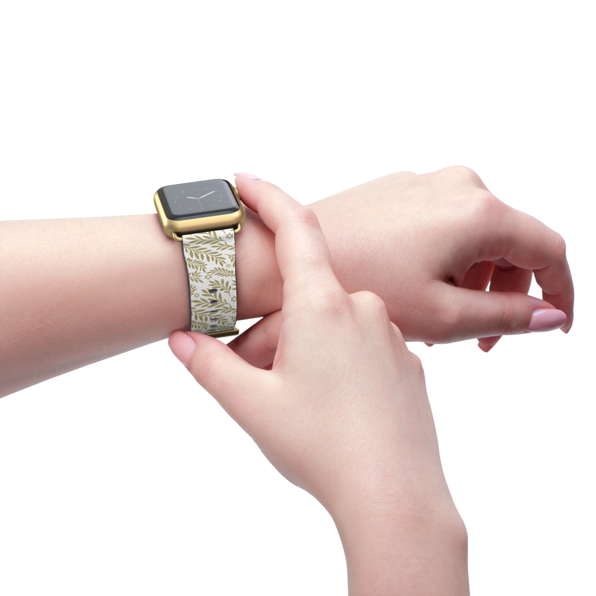 Olive Bloom Watch Band - American Zionist