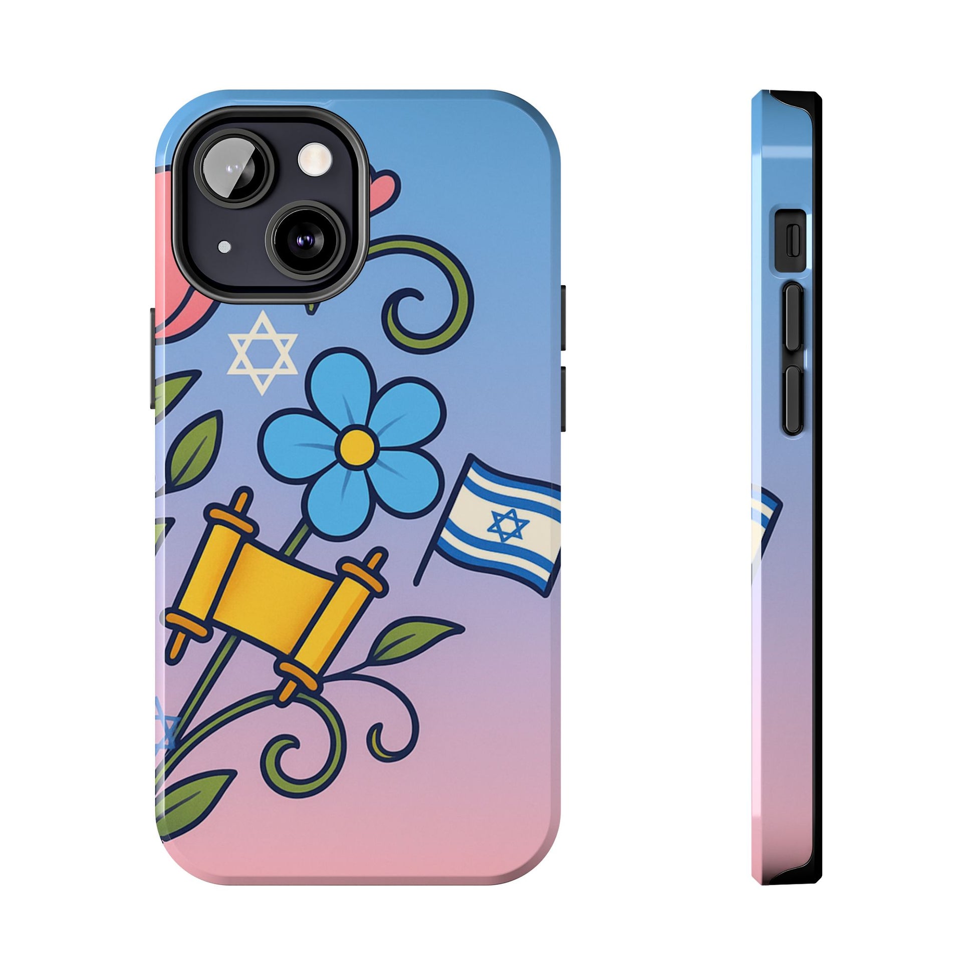 Flourish with Freedom Tough Phone Cases - American Zionist