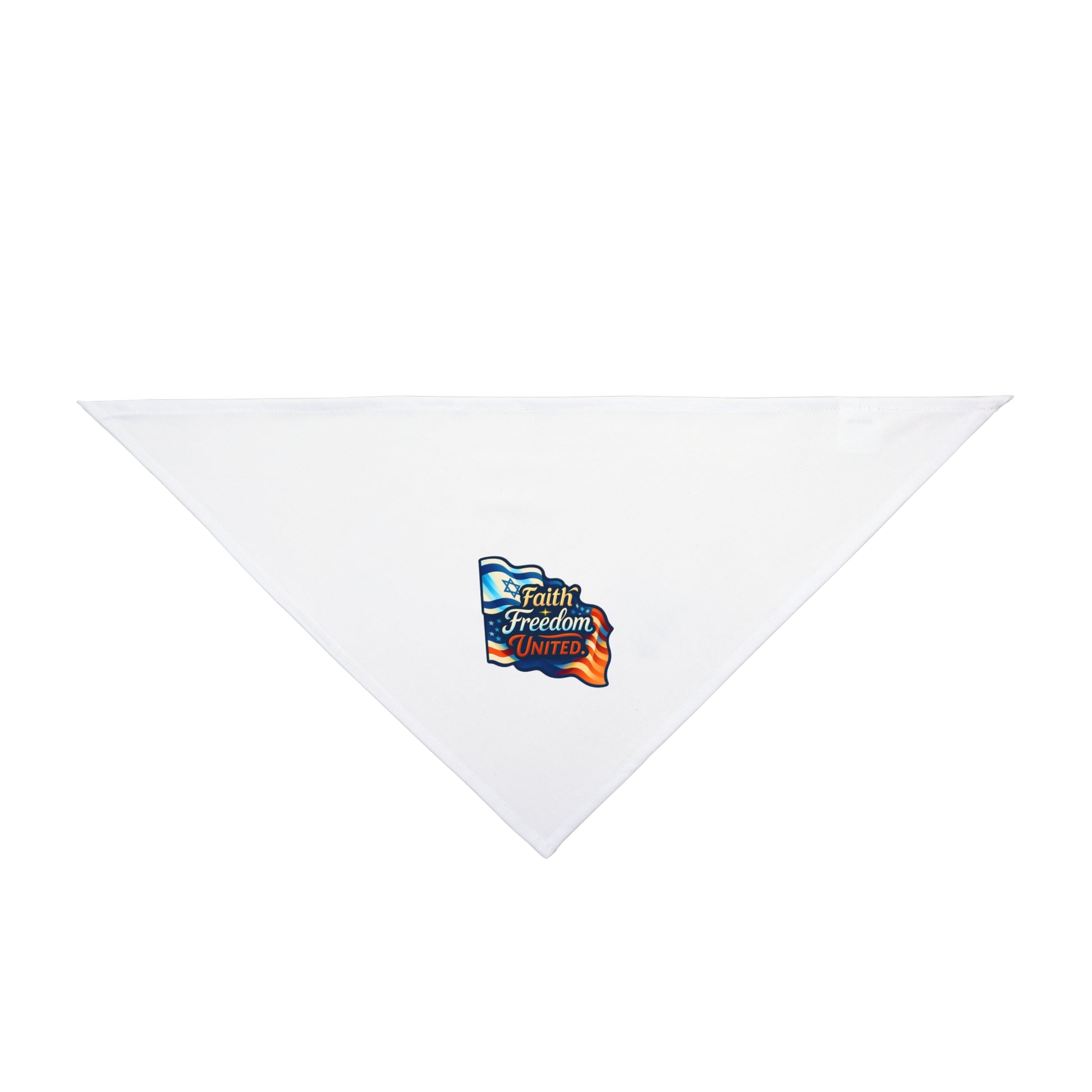 Faith Freedom United Pet Bandana - American Zionist