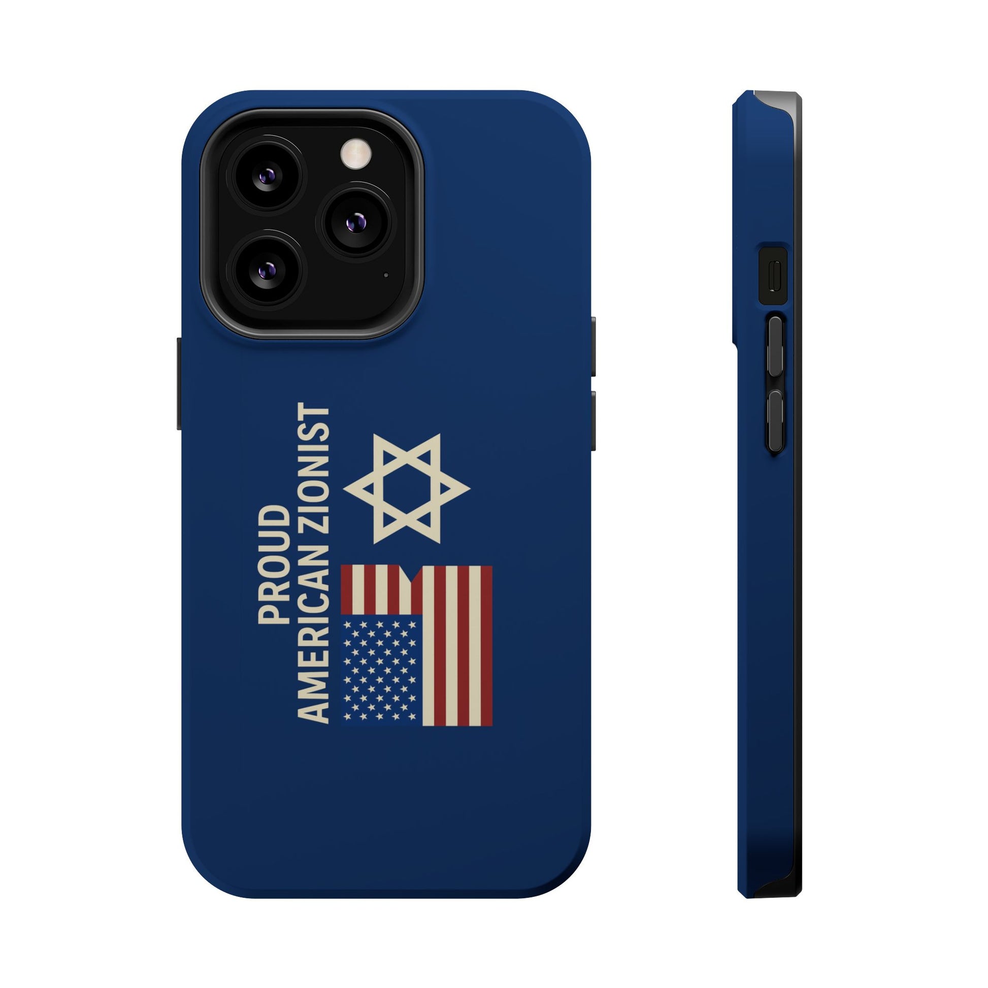 Blue Proud American Zionist Magnetic Tough Cases - American Zionist