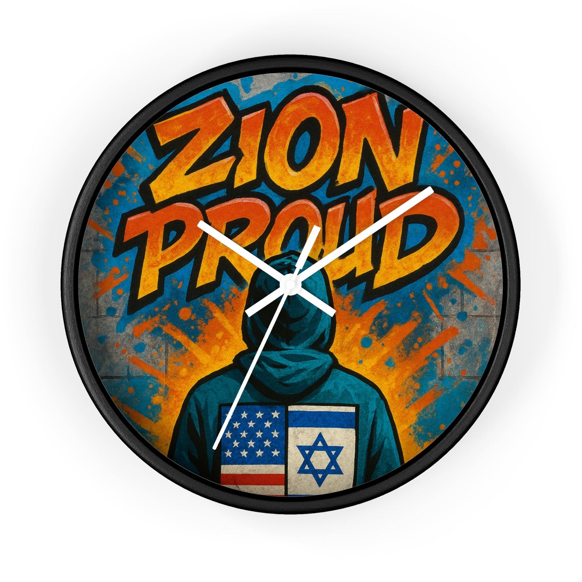 Zion Proud Wall Clock - American Zionist