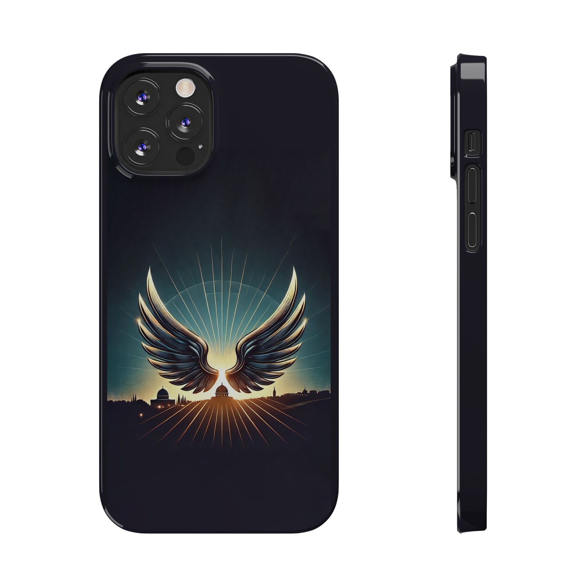 Sunset Wings Slim Phone Cases - American Zionist