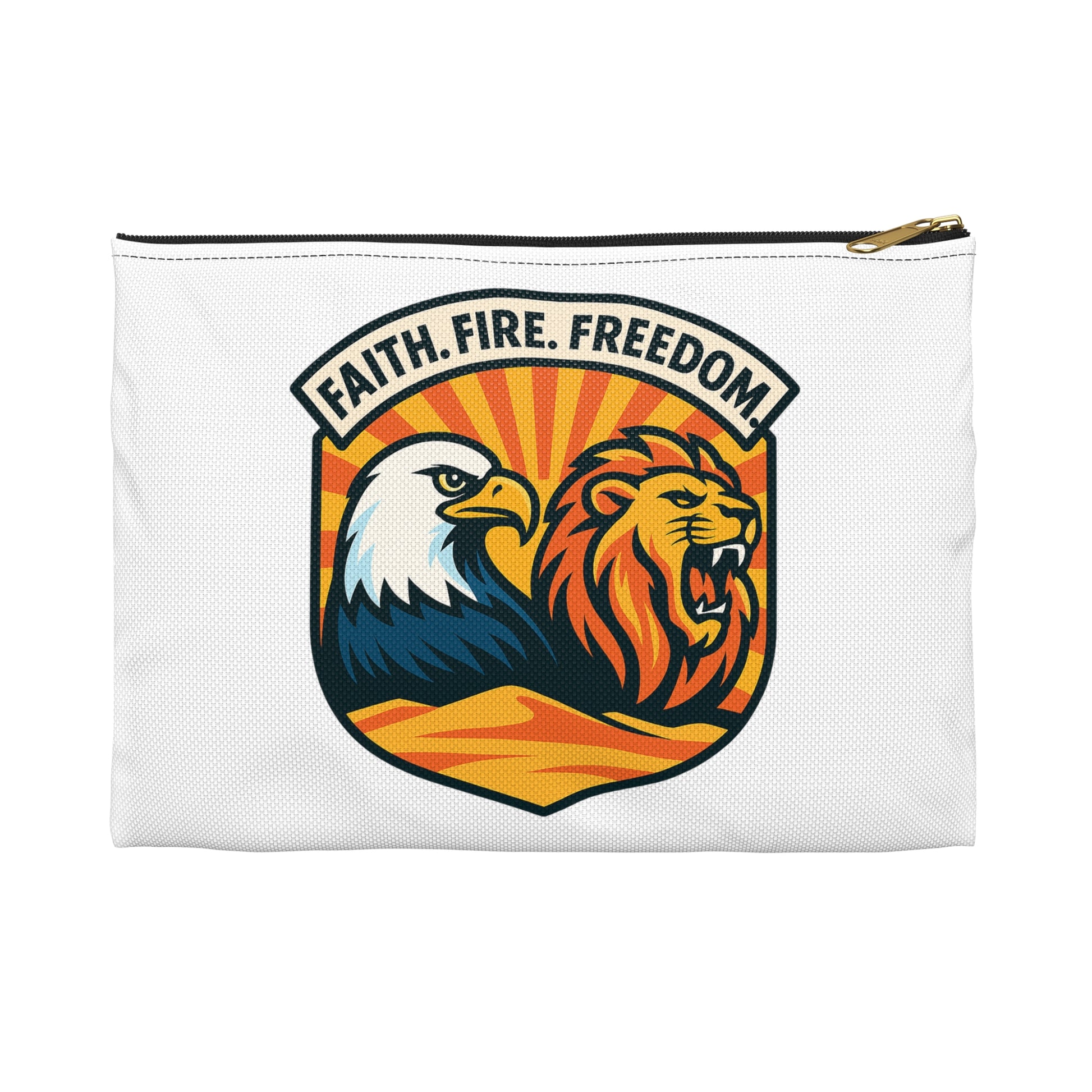 Lions Eagles Rise Accessory Pouch - American Zionist