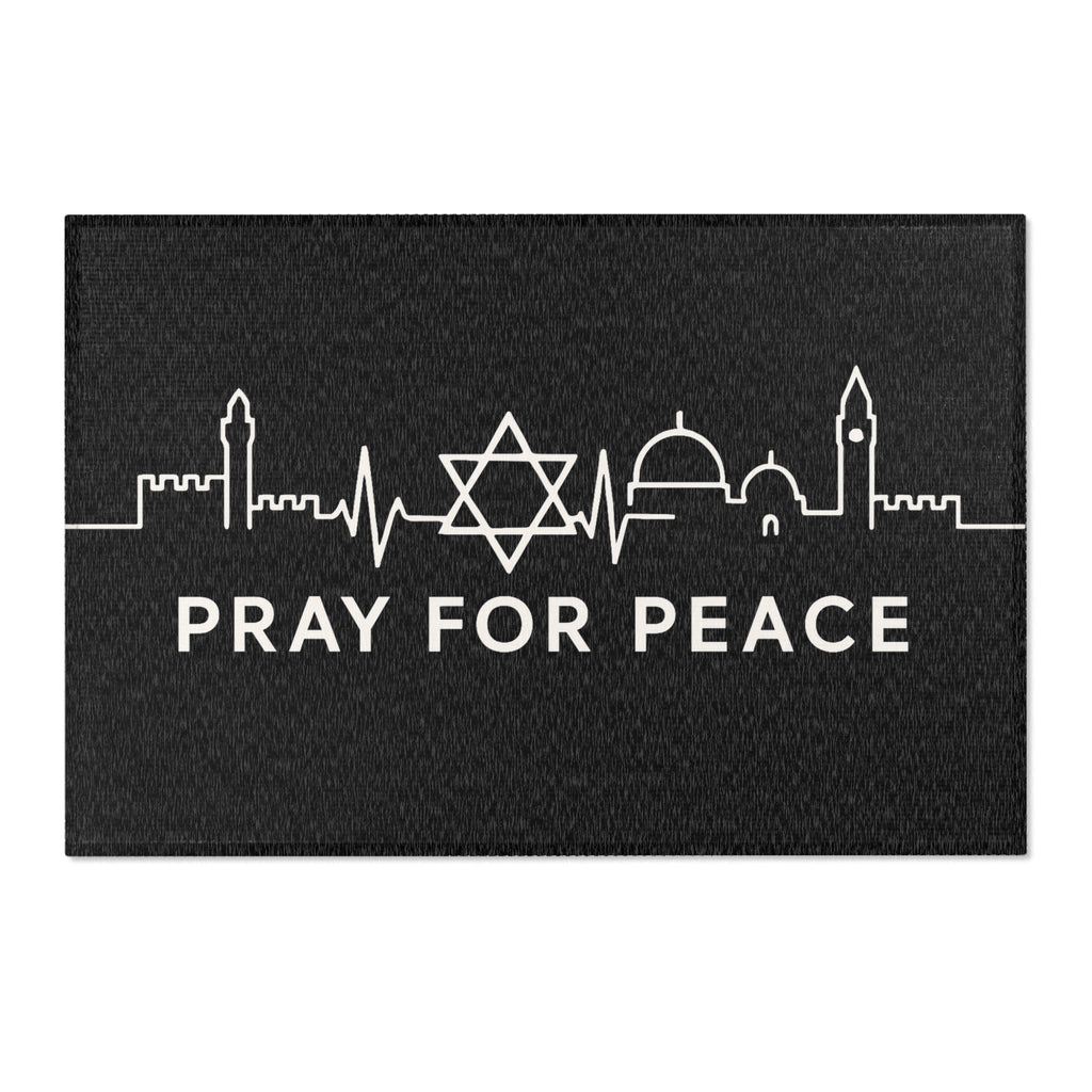Pray For Peace Area Rugs - American Zionist