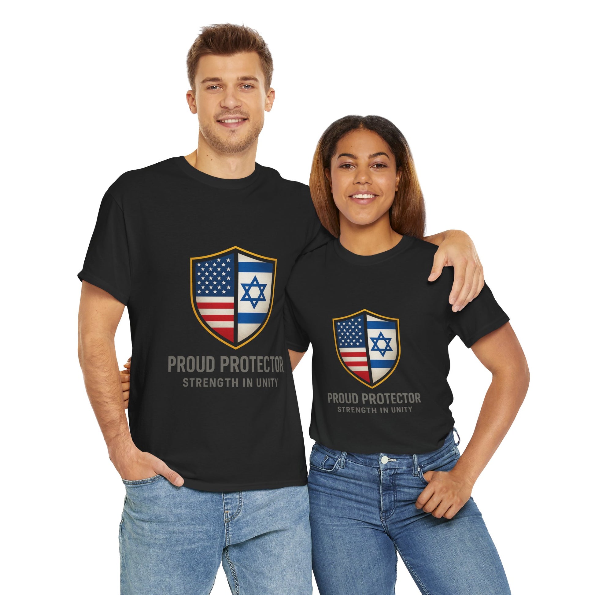 Proud Protector Unisex Heavy Cotton Tee - American Zionist