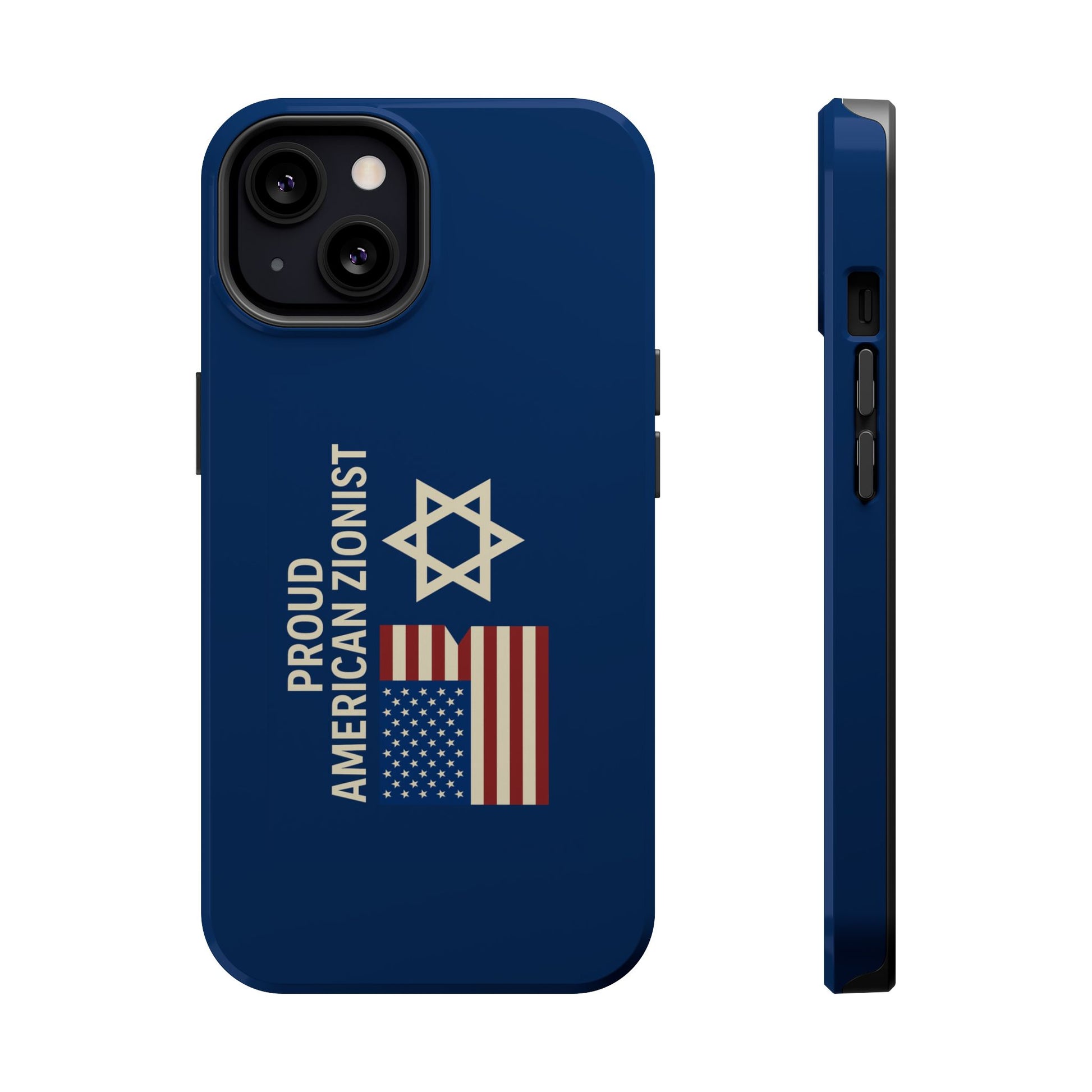 Blue Proud American Zionist Magnetic Tough Cases - American Zionist