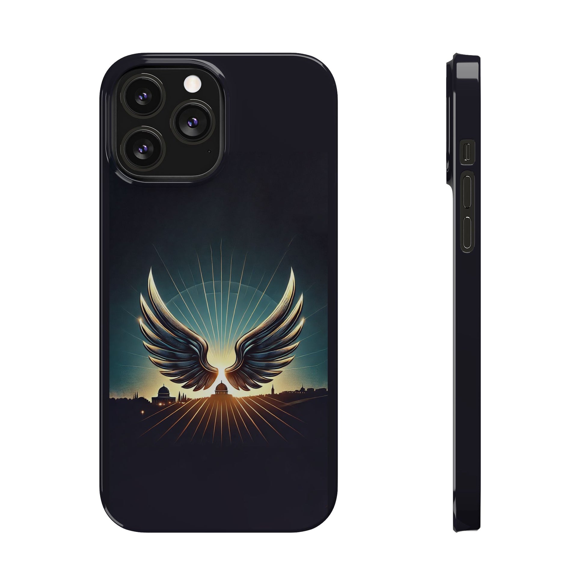 Sunset Wings Slim Phone Cases - American Zionist