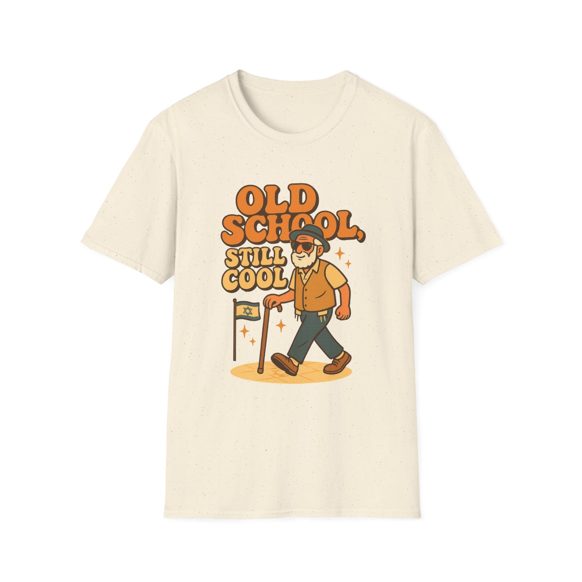 Old School Grandpa Softstyle T-Shirt - American Zionist