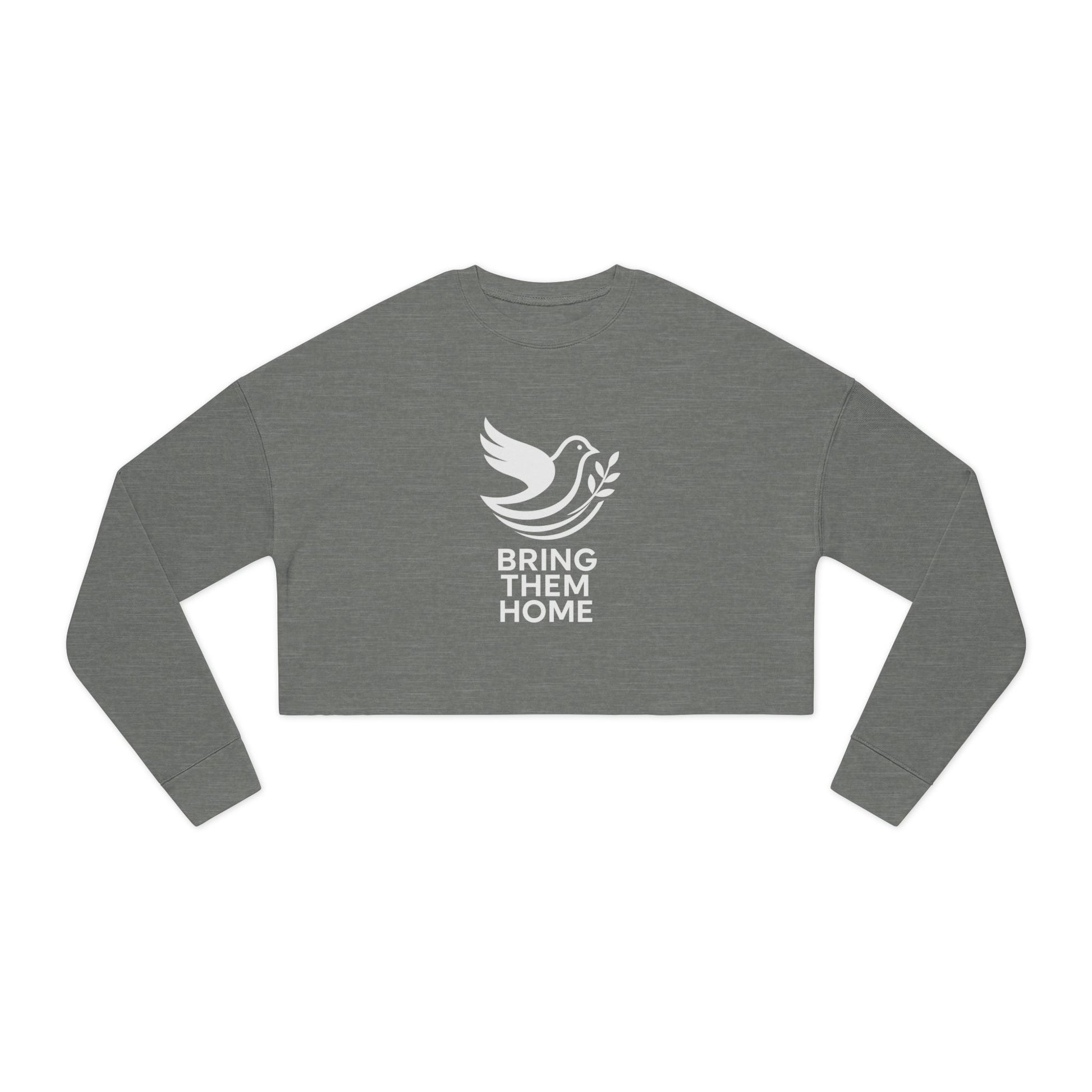 Dove Bring Them Home Women's Cropped Sweatshirt - American Zionist
