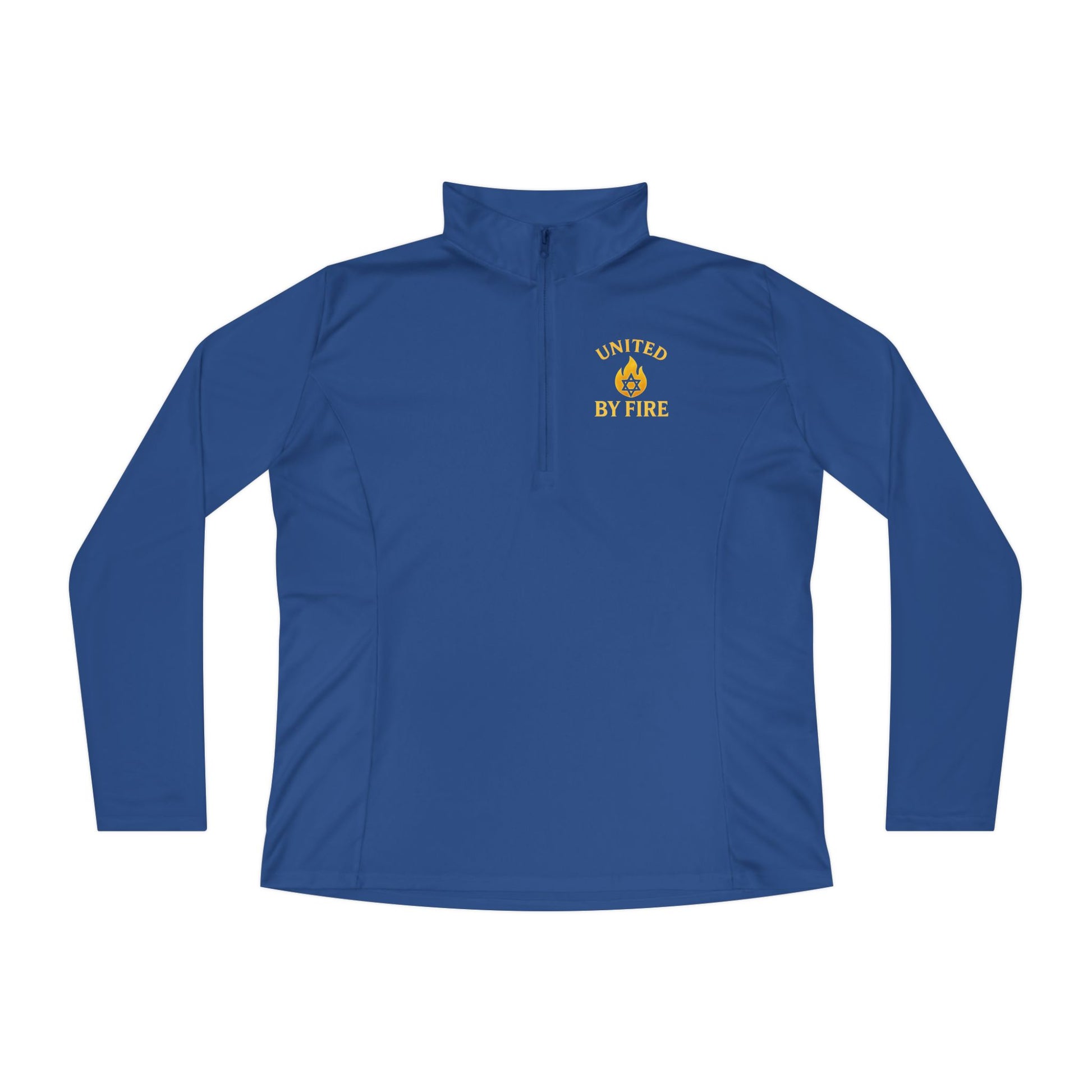 United by Fire Ladies Quarter - Zip Pullover - American Zionist