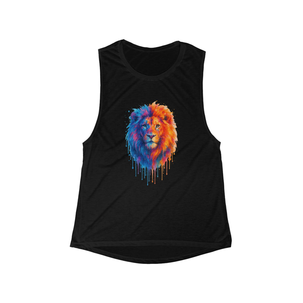 Judah Unleashed Women's Flowy Scoop Muscle Tank - American Zionist