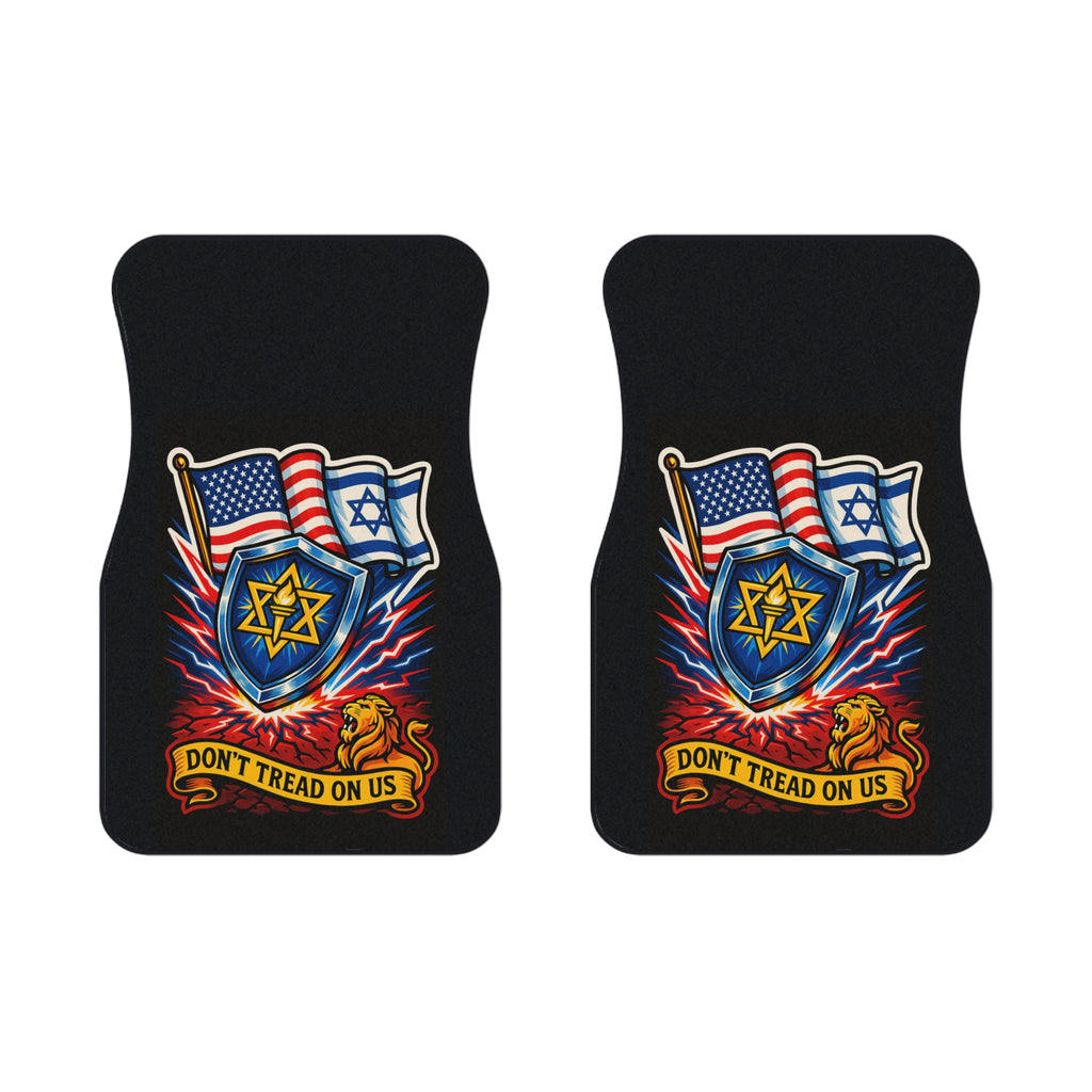 Don't Tread on Us Car Mats (2x Front) - American Zionist