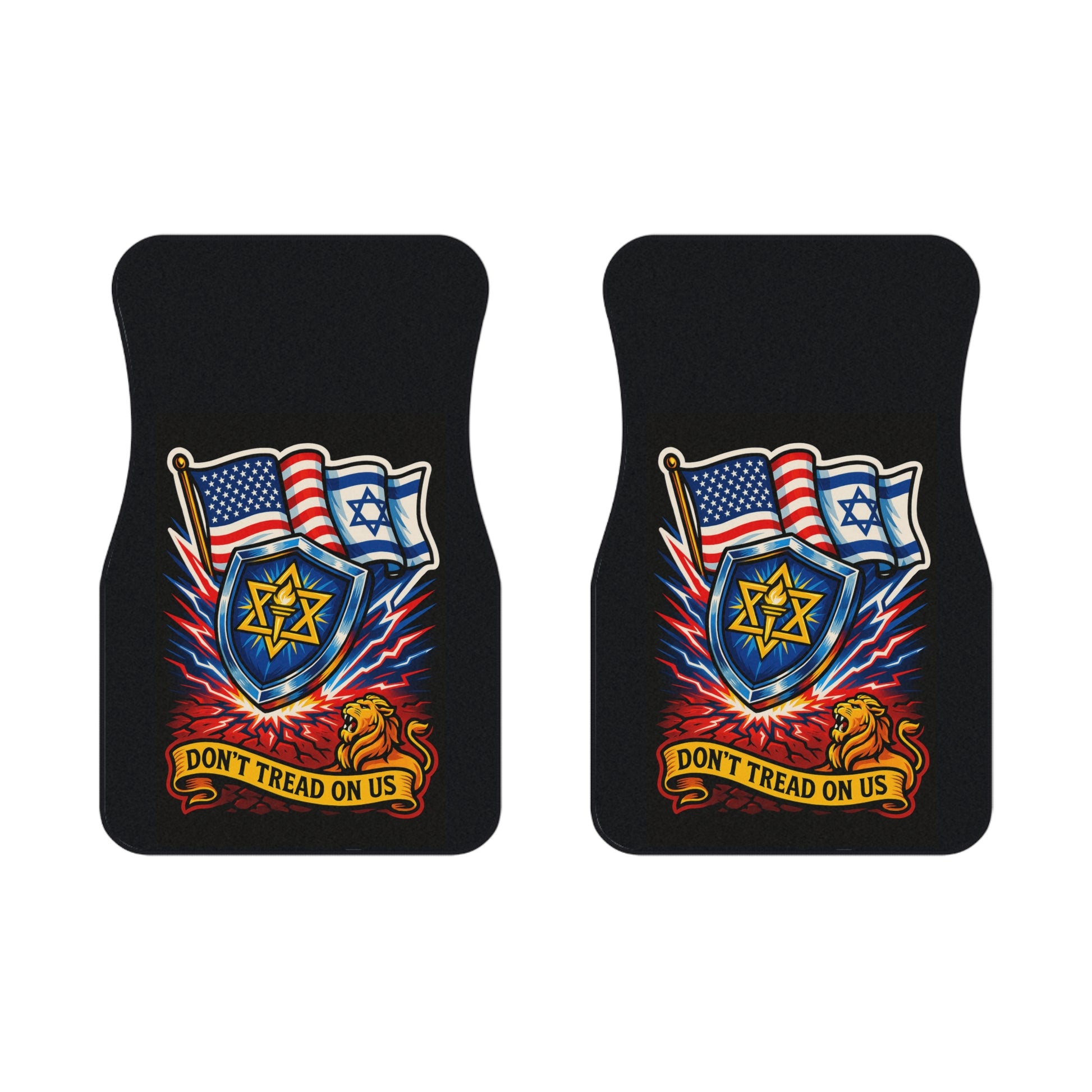 Don't Tread on Us Car Mats (2x Front) - American Zionist