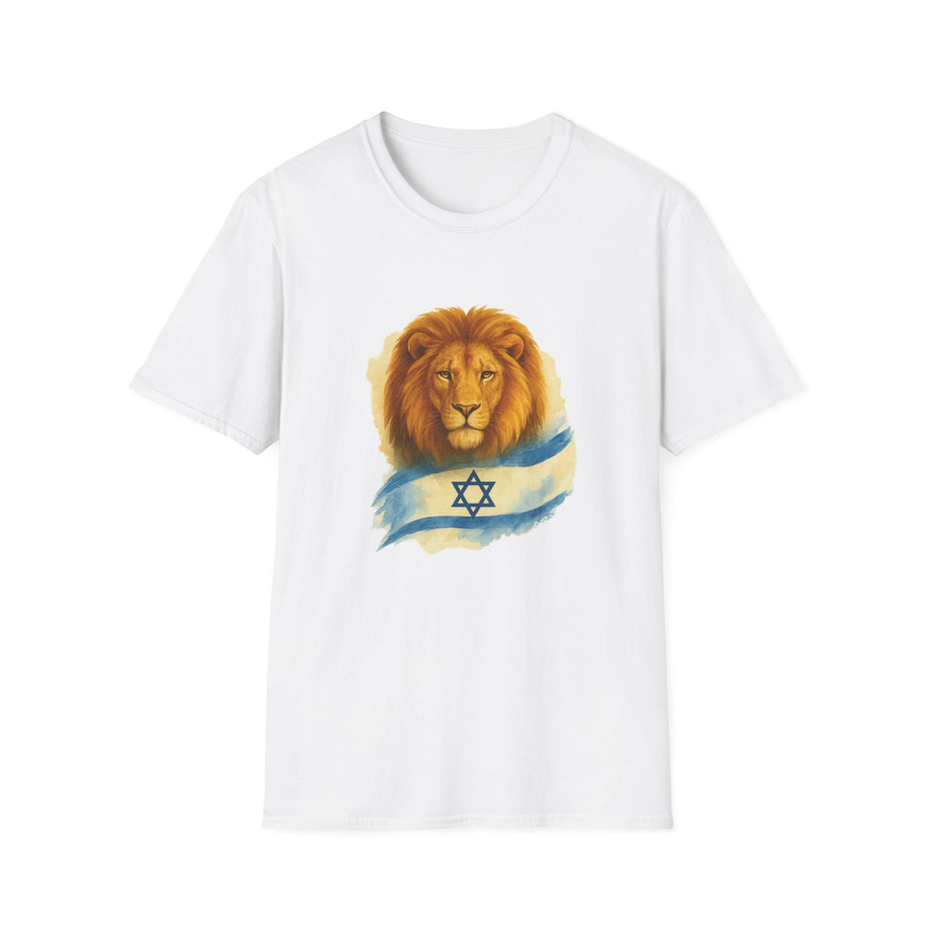 Lion Of Israel Unisex Softstyle T-Shirt - American Zionist