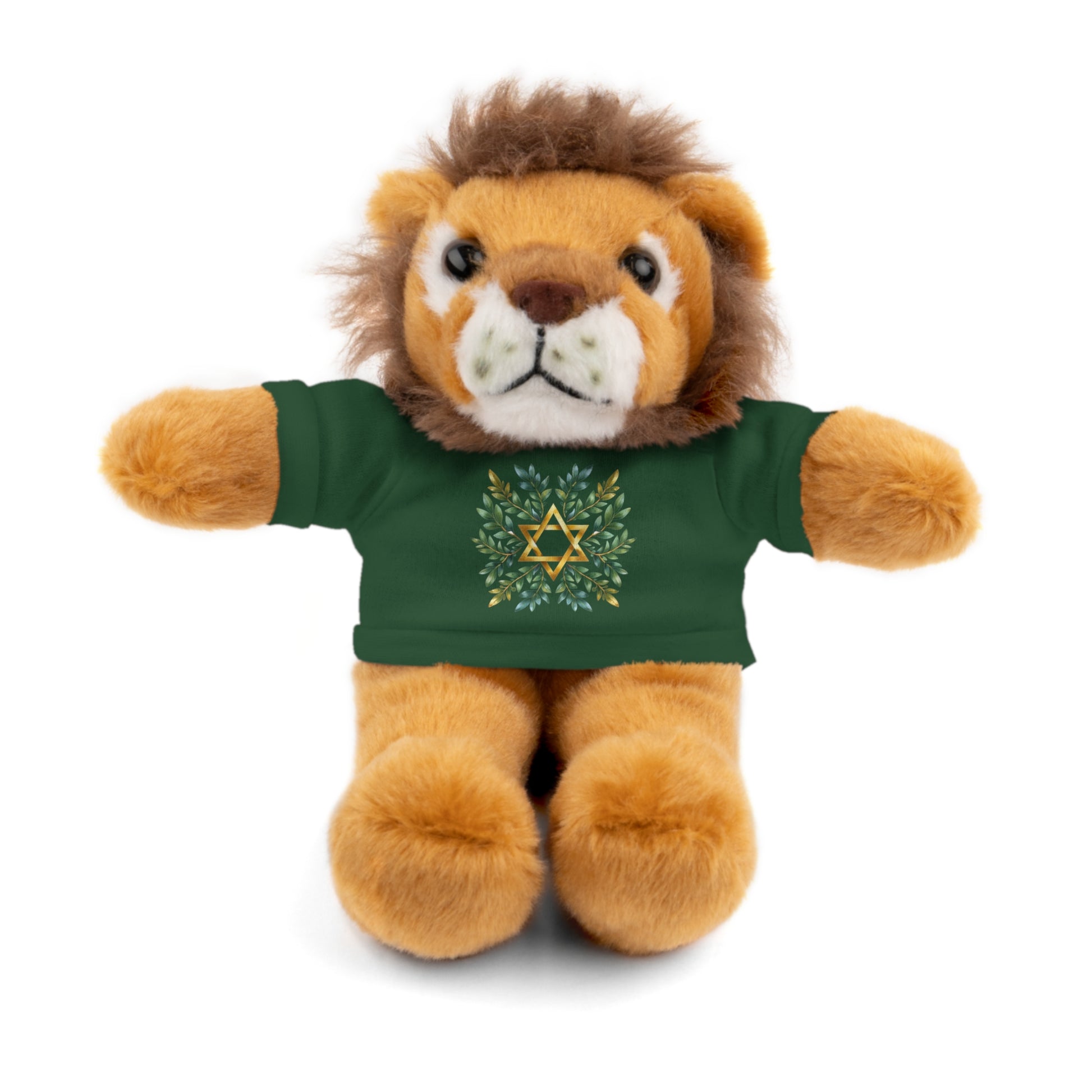 Star Of David Wreath Stuffed Animals with Tee - American Zionist