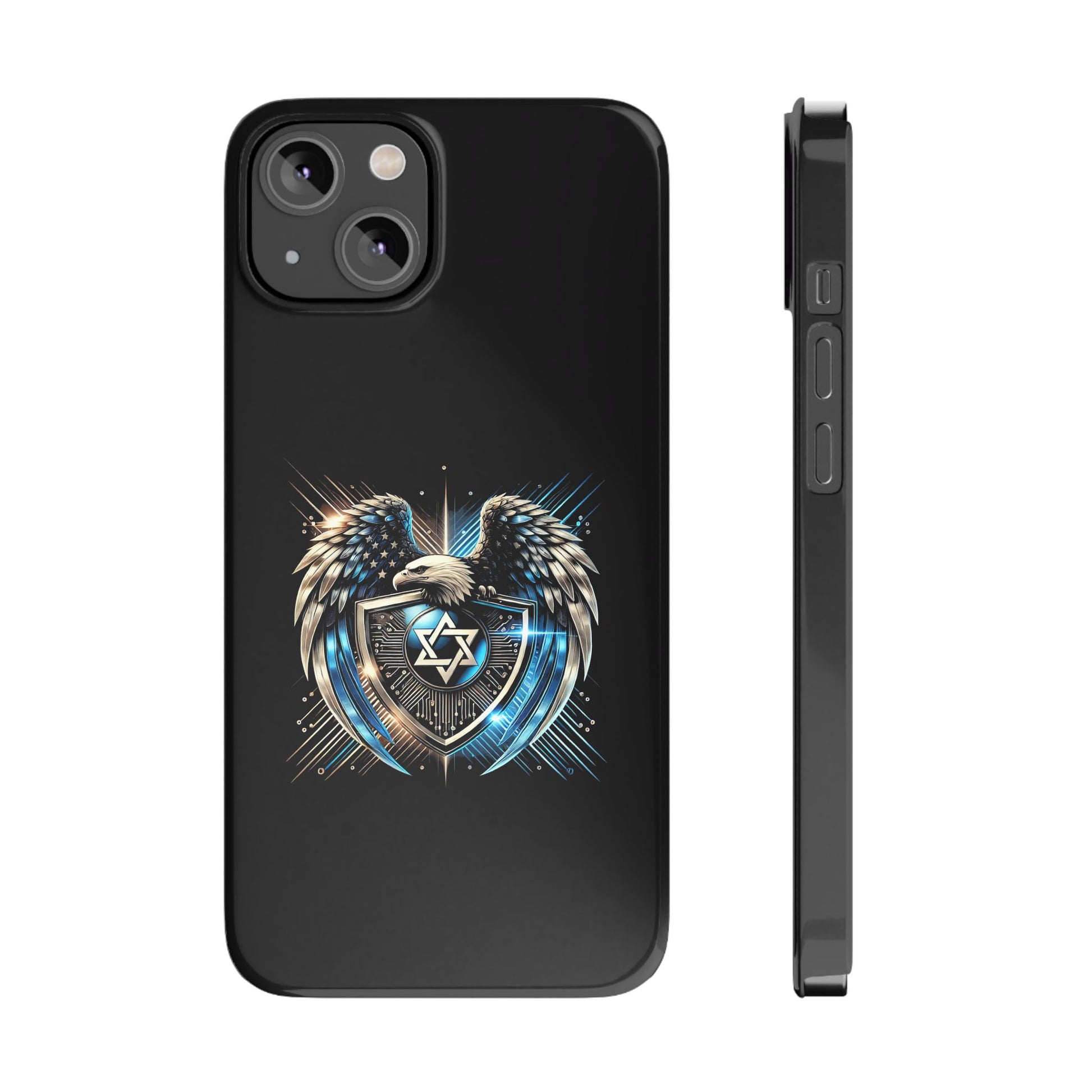 Wings of Zion Slim Phone Cases - American Zionist